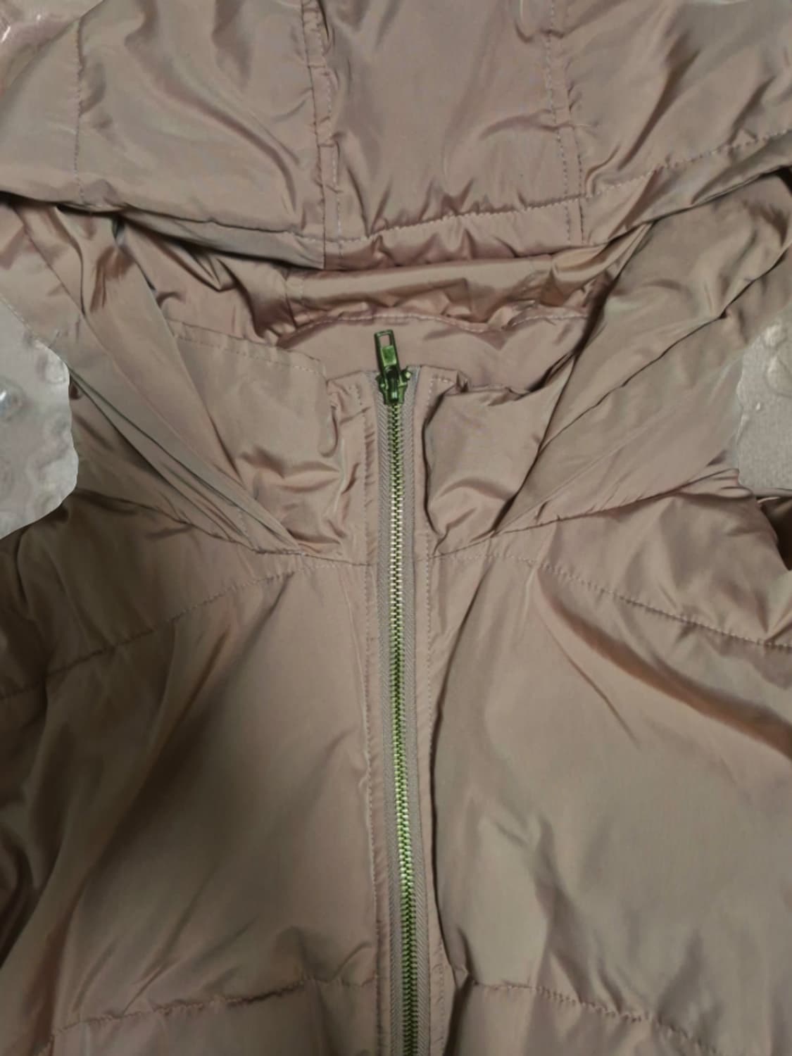 빈티지 모리걸 뮤트핑크 숏패딩 점퍼 후드 러블리 상품이미지3