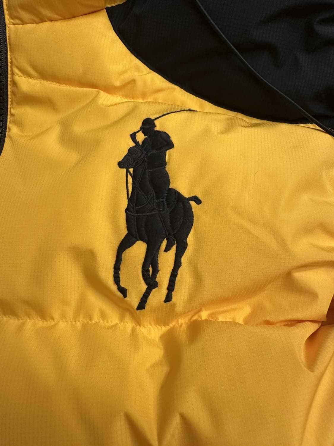 폴로 랄프로렌 빅포니 퍼프 다운 패딩 옐로우 상품이미지2