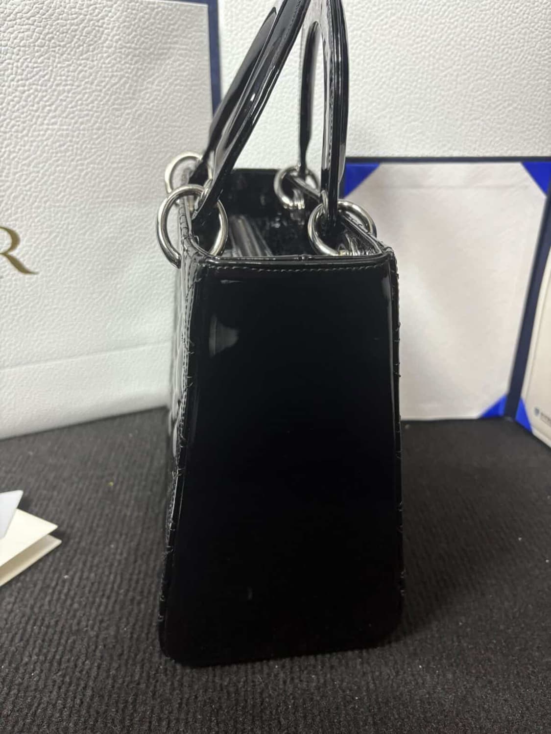 디올 페이던트 레이디백 은장 미듐 상품이미지4