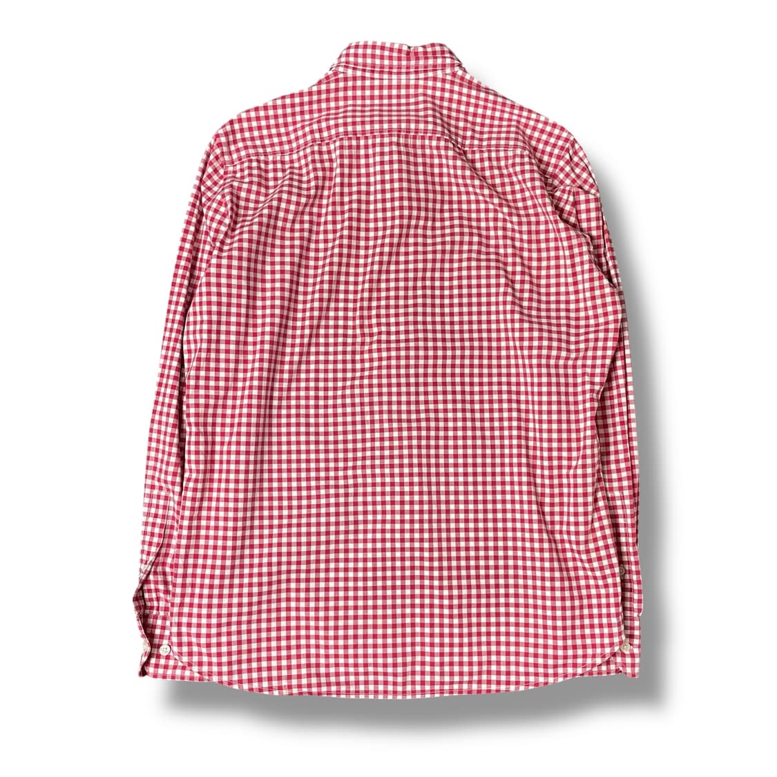라코스테 레드 깅엄 체크 셔츠 40 상품이미지2