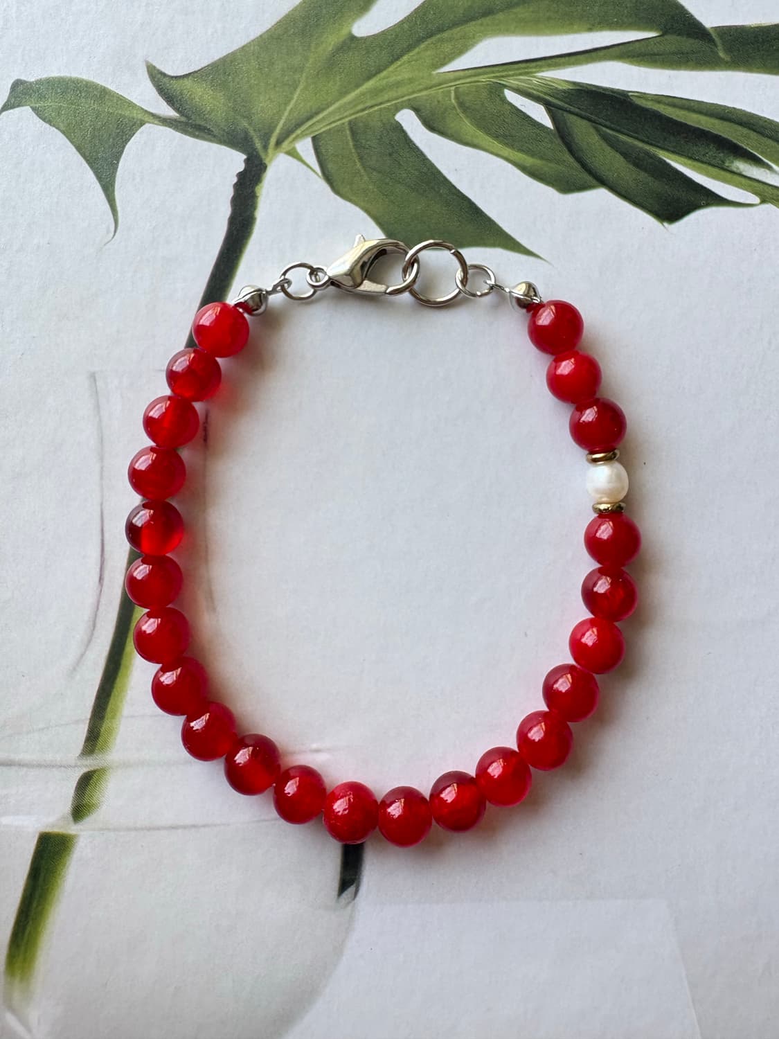 원석 진주 팔찌 상품이미지1