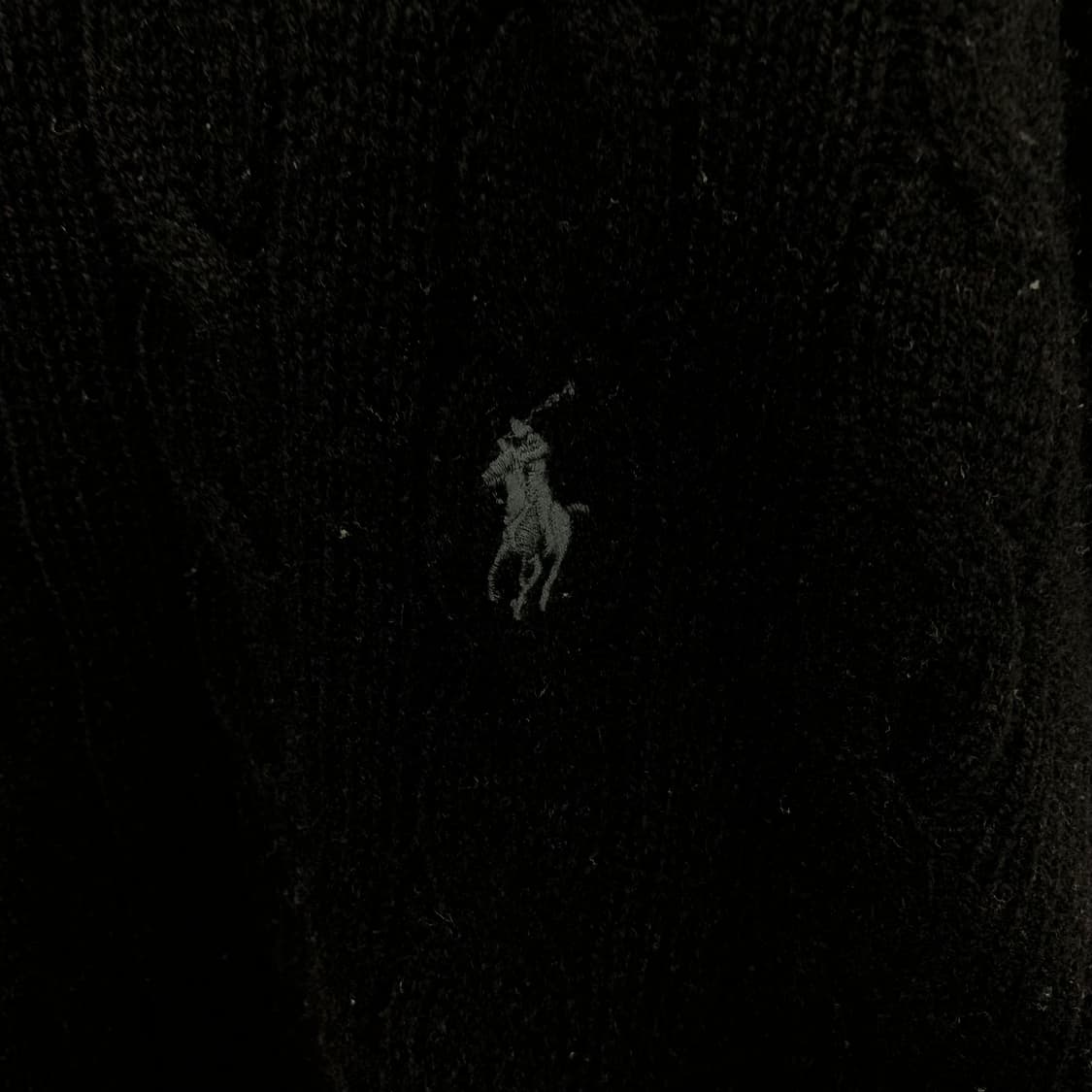 폴로 랄프로렌 신형 블랙 꽈배기 니트 상품이미지3