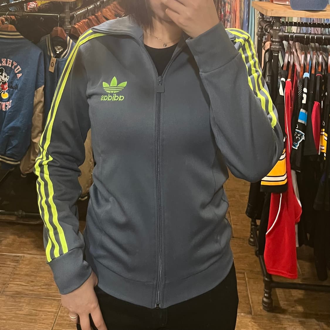 [HI] 아디다스 트레이닝 집업 다크그레이 상품이미지1