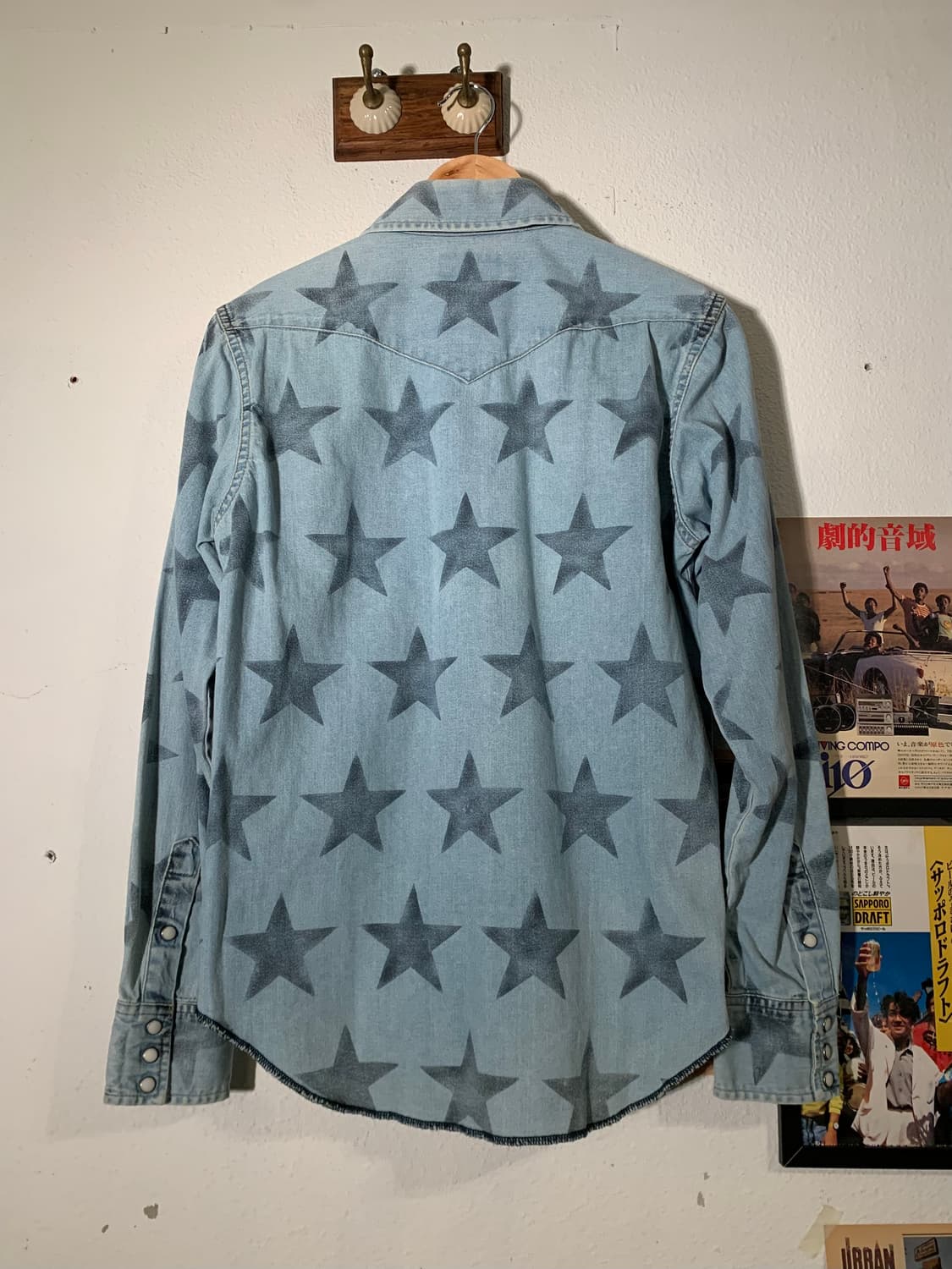 와코마리아 스타 도트 데님 웨스턴셔츠 상품이미지5