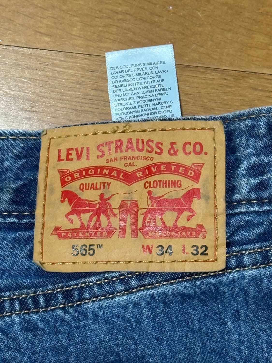 리바이스 565 데님  상품이미지3