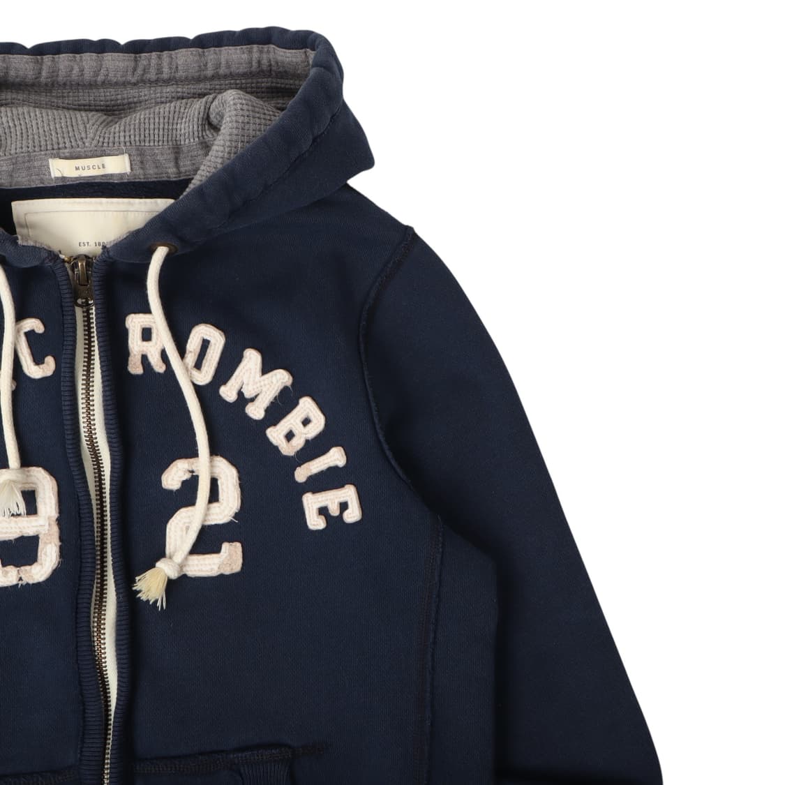 아베크롬비 아치 로고 헤비 스웻 후드집업 상품이미지3