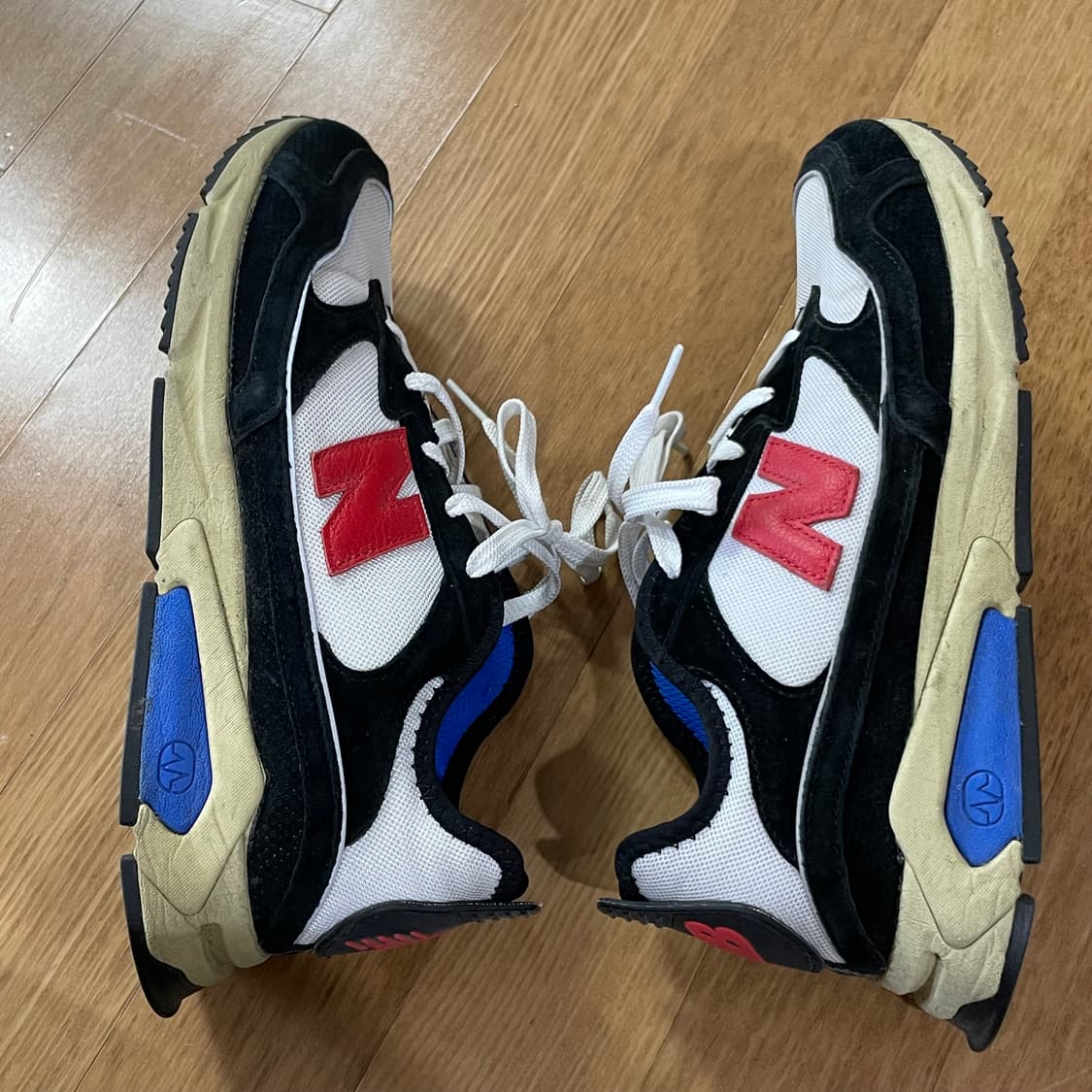 뉴발란스 X-레이서 블랙 레드 운동화 270 상품이미지6