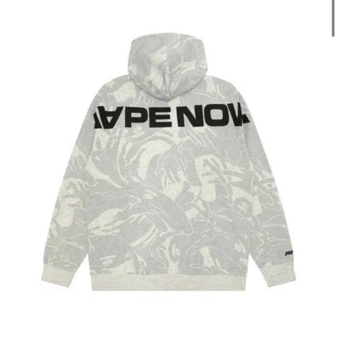 에이프 나우 후드집업 그레이L 상품이미지2