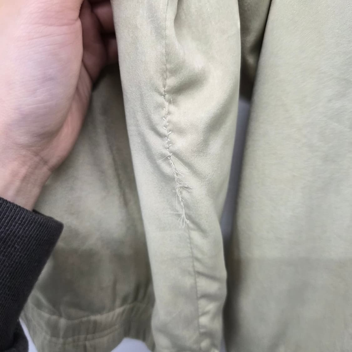 발렌시아가 봄버 자켓 베이지 남여공용 L 상품이미지7