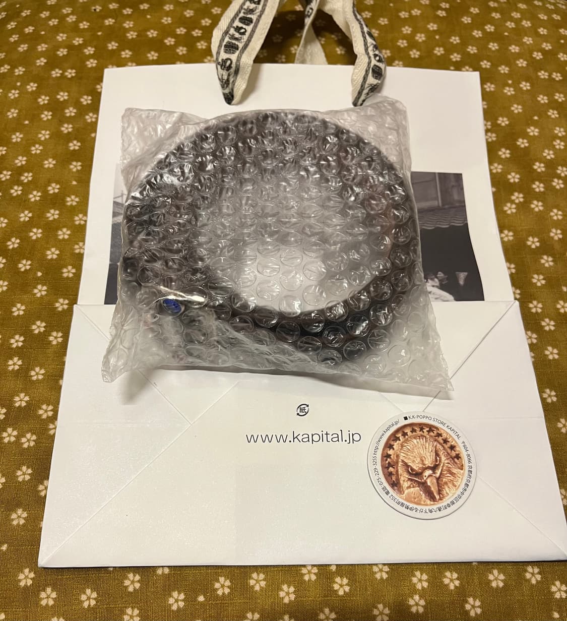 🔥금일할인🔥캐피탈 오일 레더 스터드 디스코 버클 벨트 브라운 상품이미지2