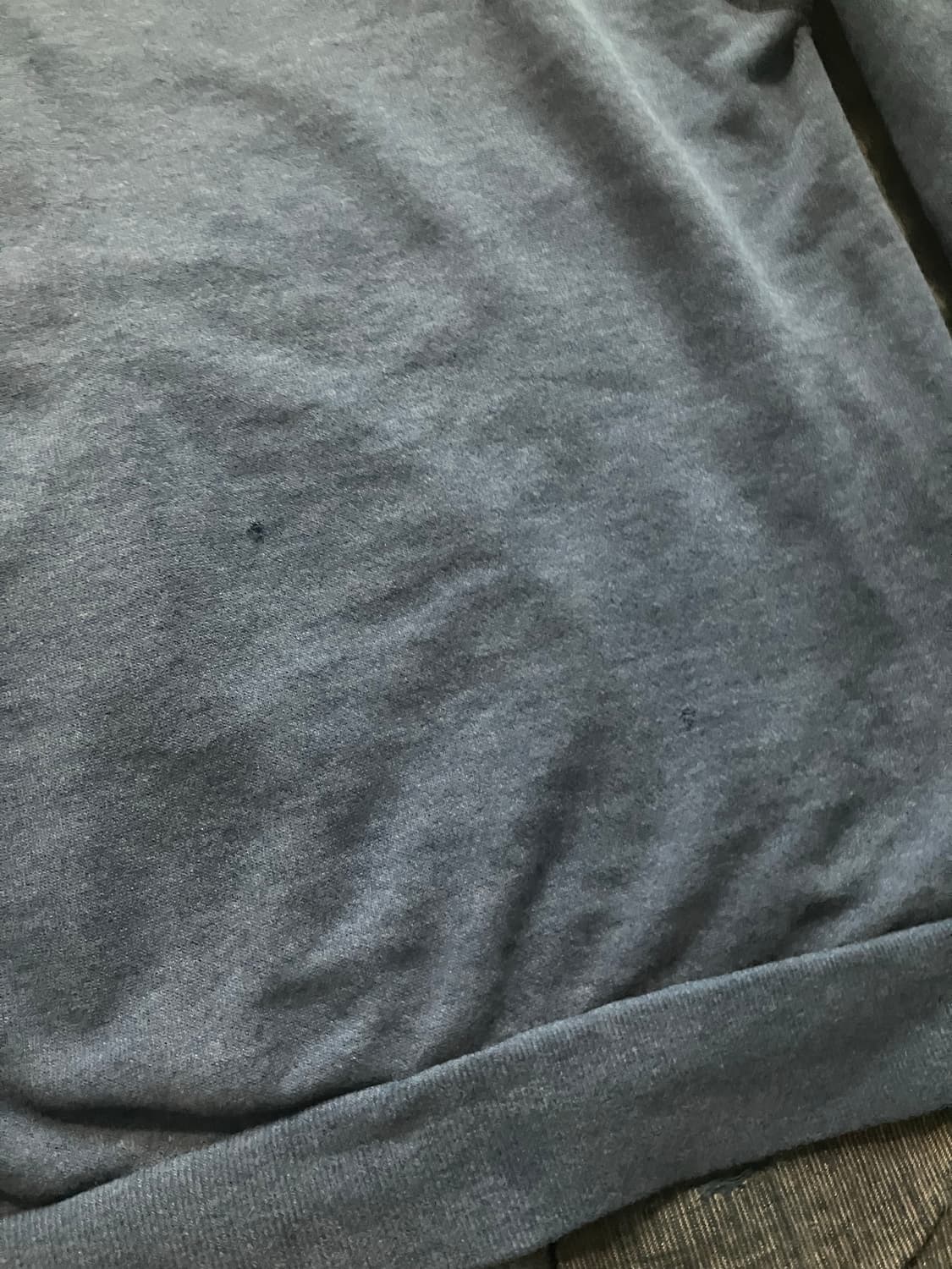 60s 오리지널 빈티지 노브랜드 트래쉬드 스웻셔츠 네이비 상품이미지6