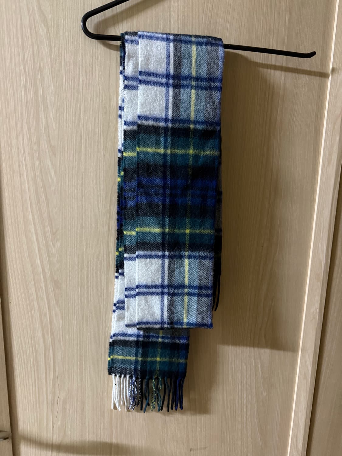 바버 타탄체크 스카프 울 캐시미어 혼방 상품이미지2