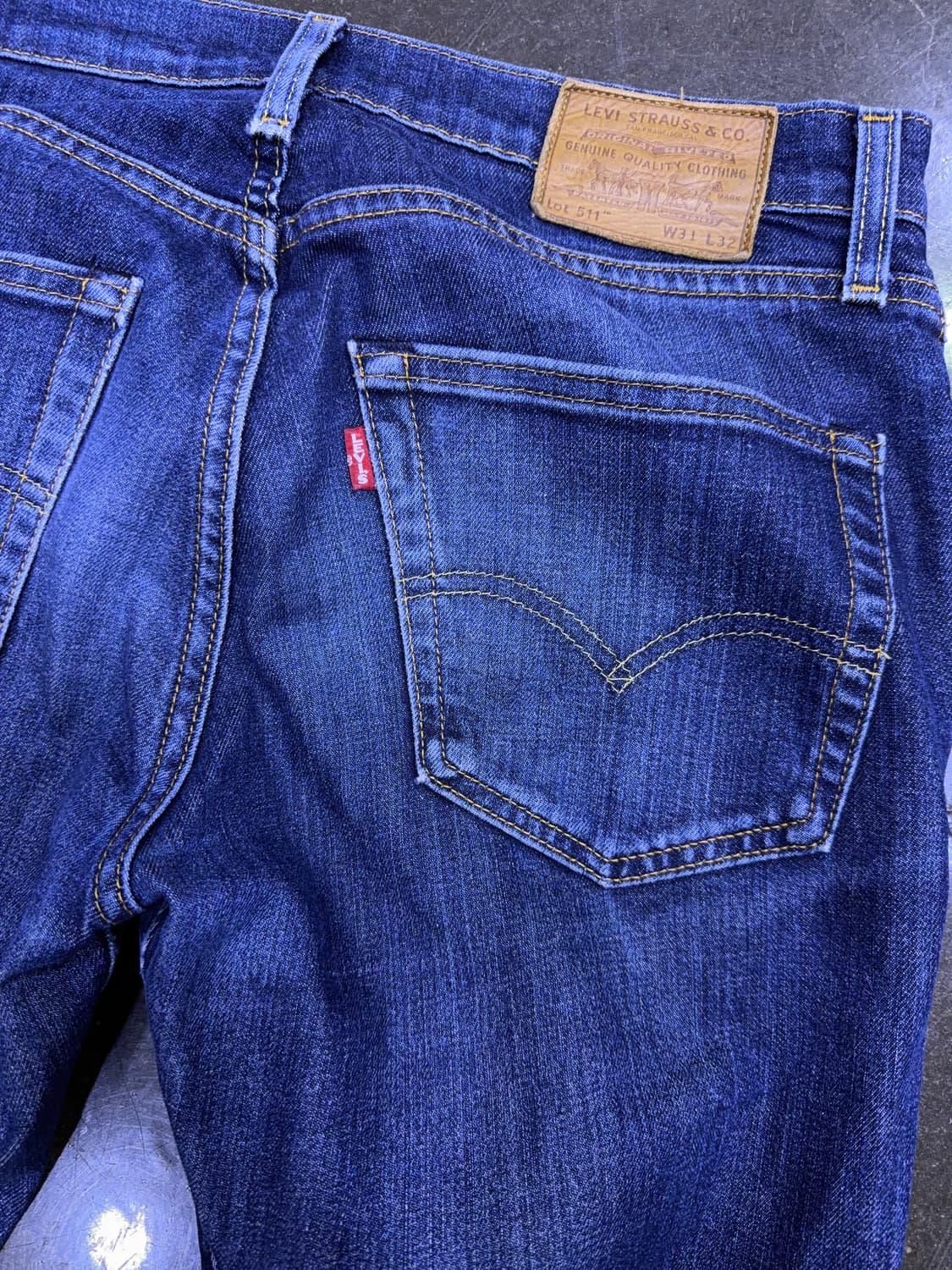 리바이스 511 슬림핏 프리미엄 빅e 인디고 데님팬츠 31 상품이미지8