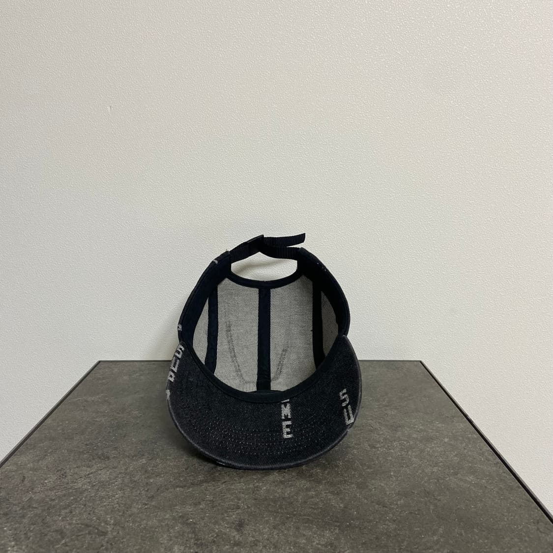 슈프림 워시드 데님 블랙 박스로고 캠프캡 모자 상품이미지5