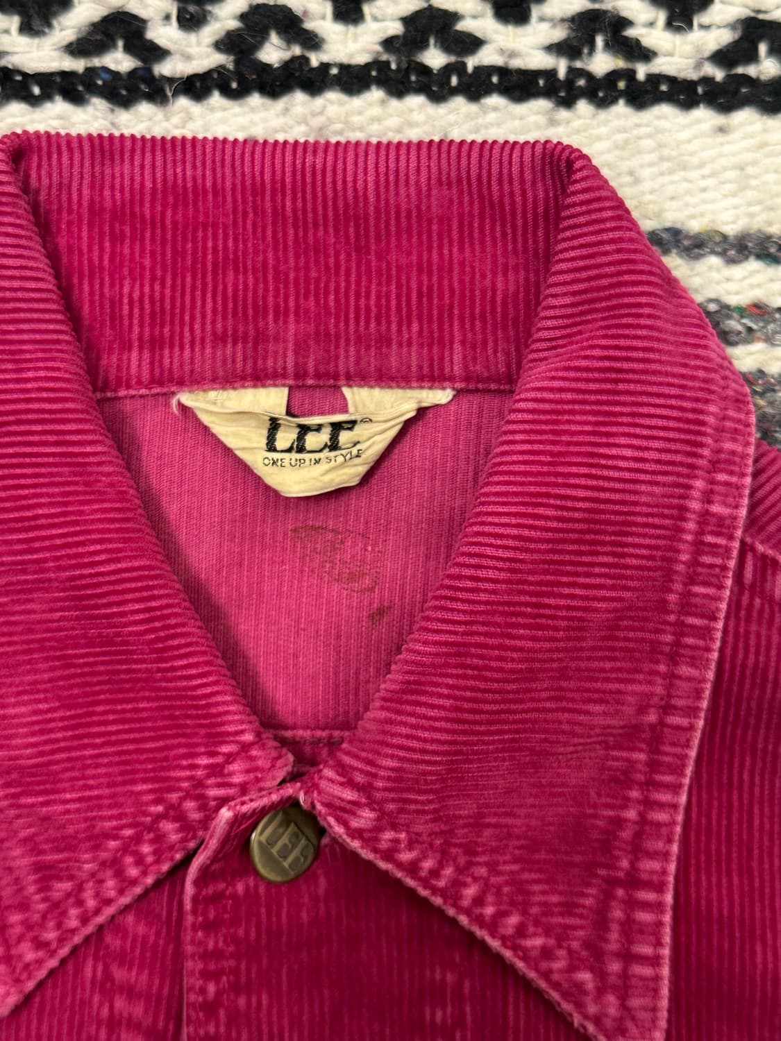 70s LEE corduroy jacket wine color🍷 상품이미지7