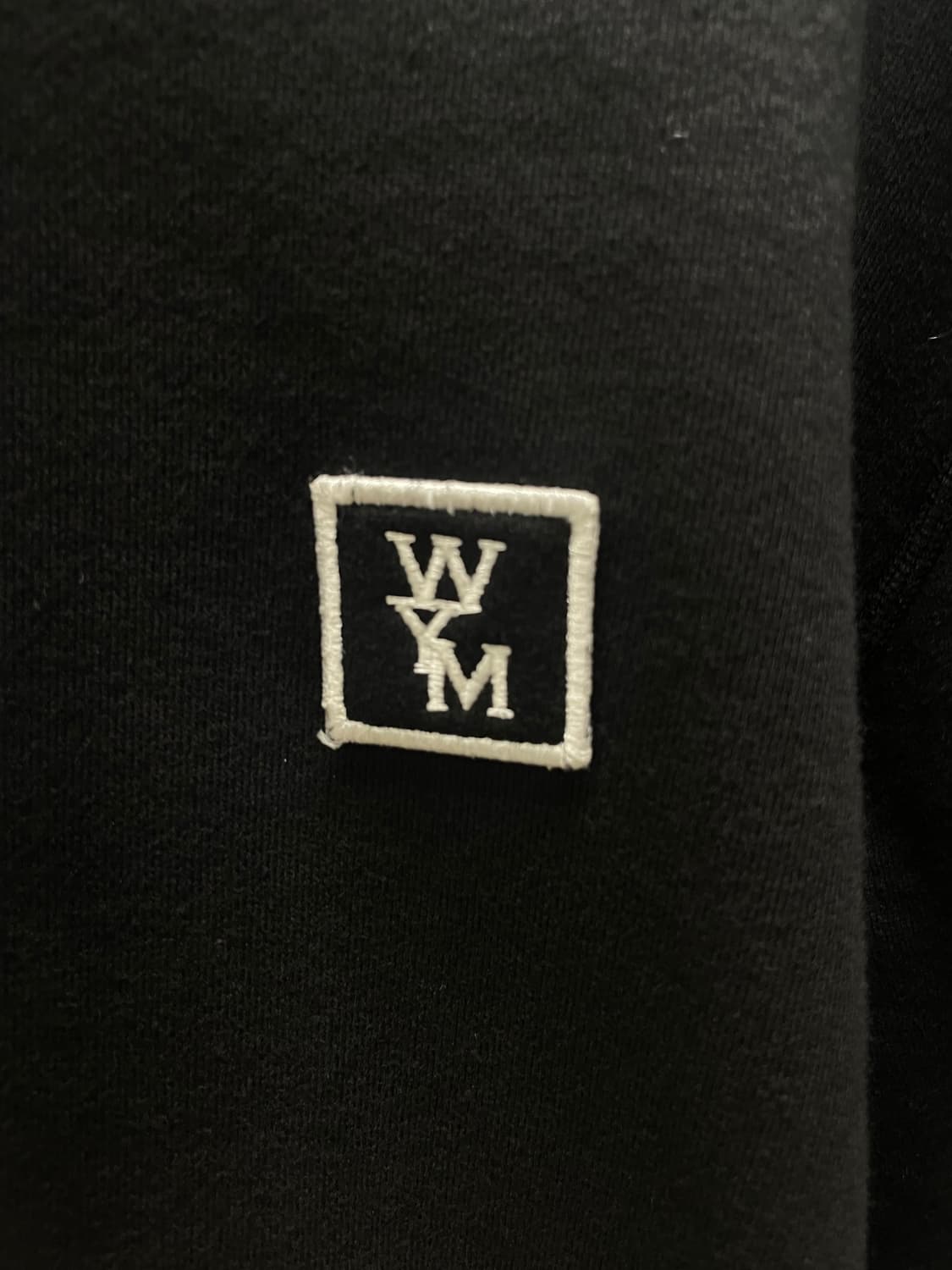 [N/택구성] 우영미 백로고 후드집업 블랙 [44] 상품이미지2