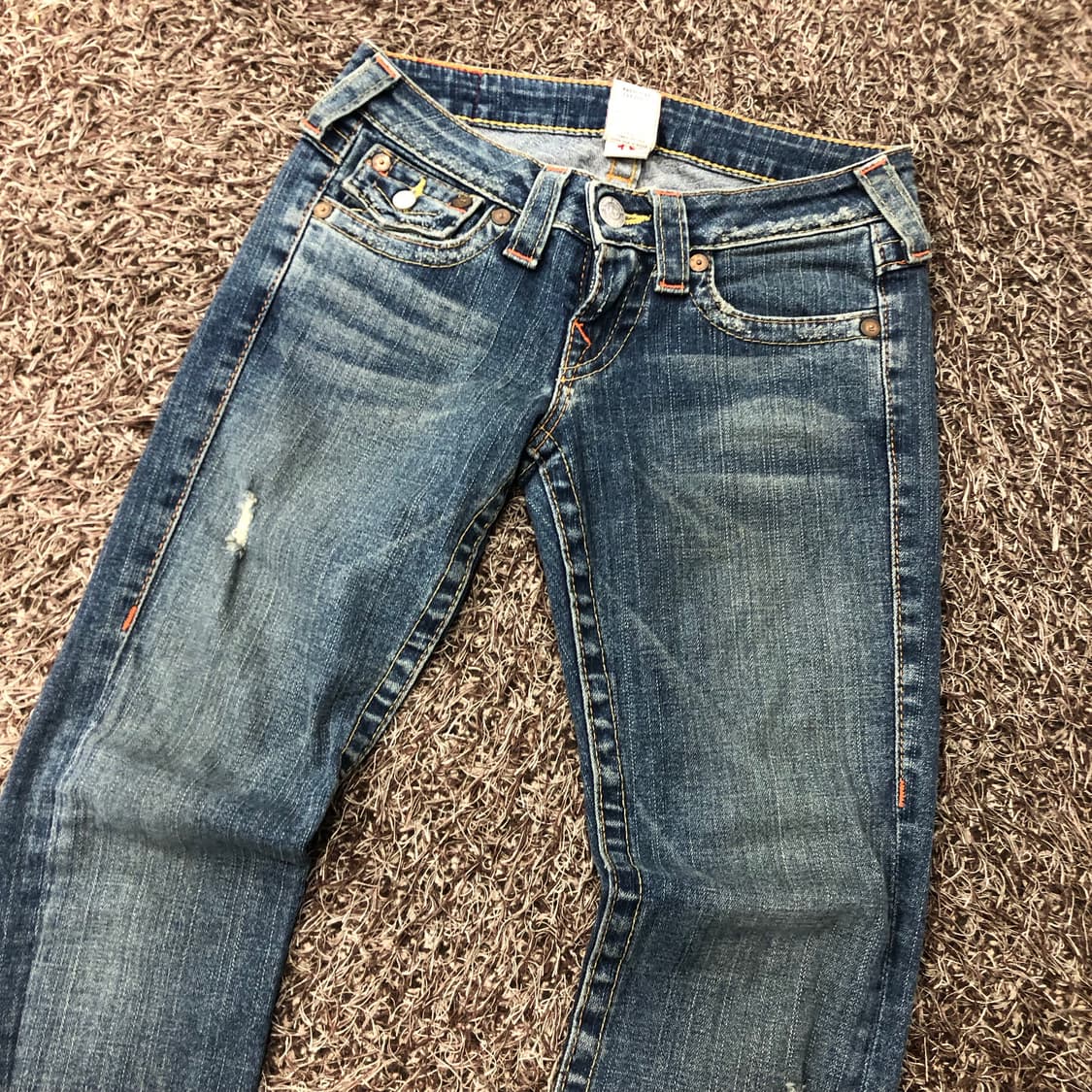 트루릴리전 BILLY 빌리 워싱 디스 데님 팬츠 상품이미지3