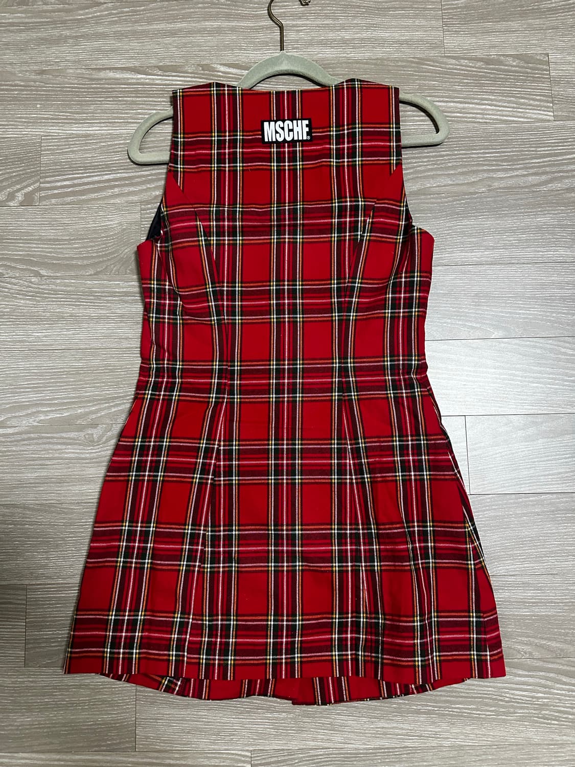 미스치프 체크 원피스 상품이미지3