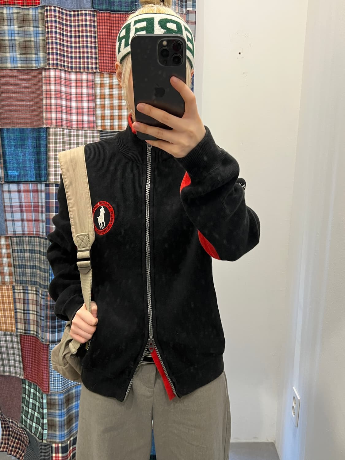 폴로 빅포니 레이싱 니트 집업 상품이미지4