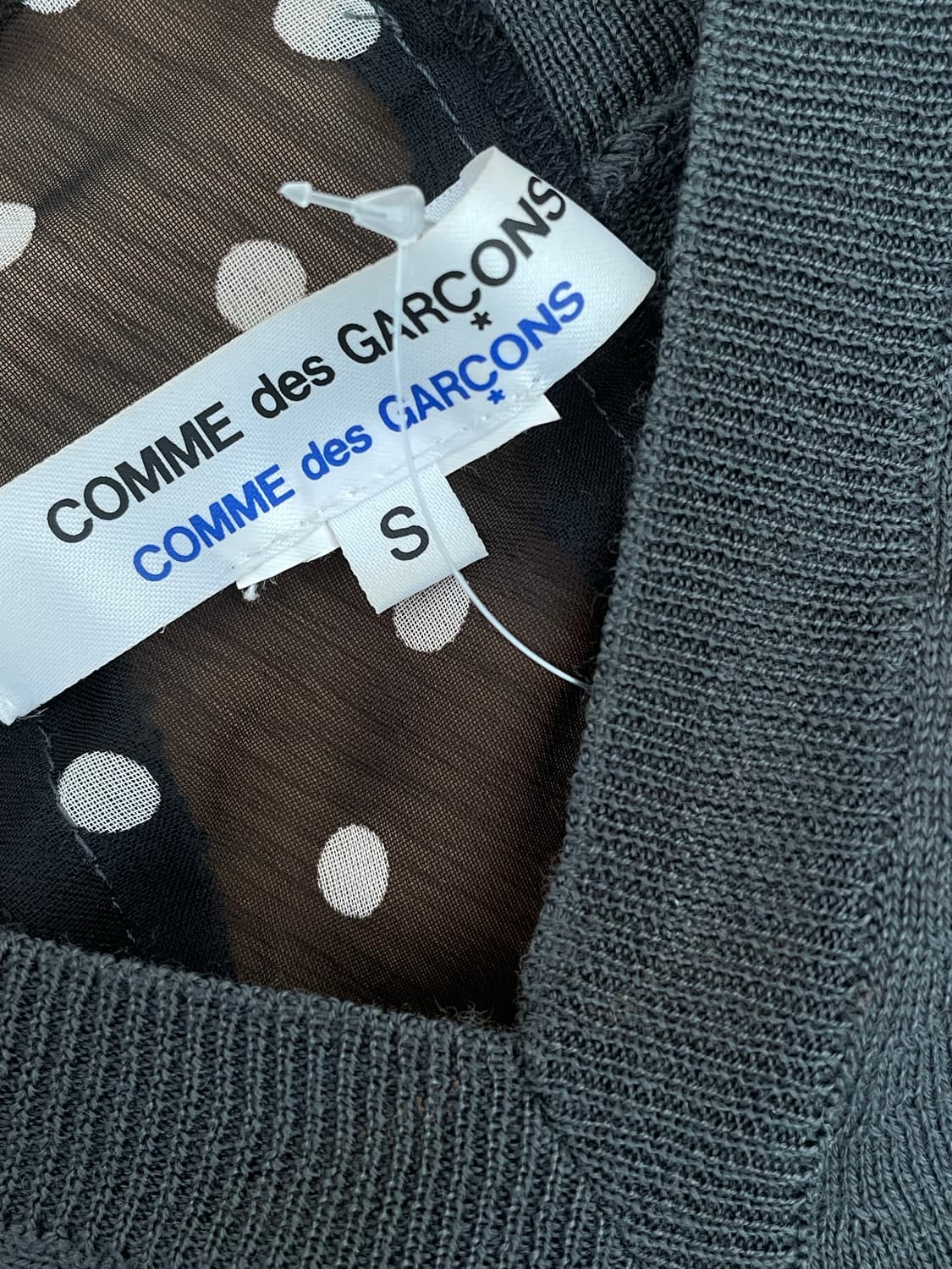 COMME des GARÇON dot knitwear 상품이미지4