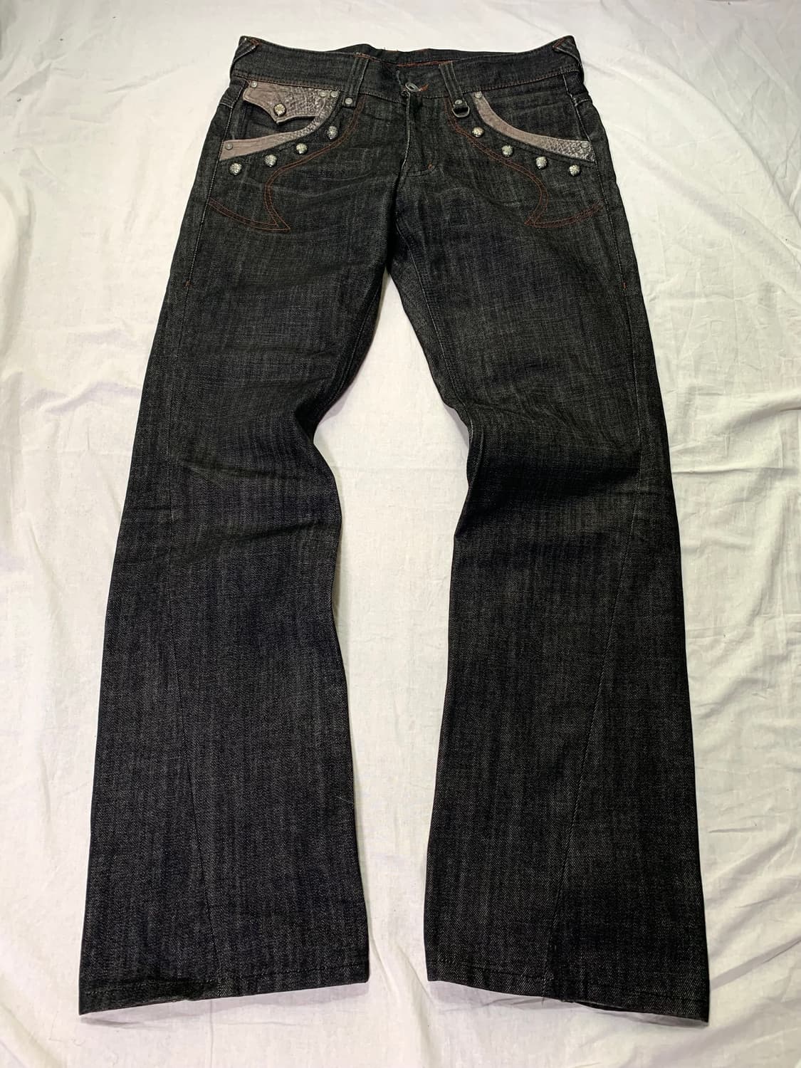 Nicole Club for Men python leather denim 상품이미지1