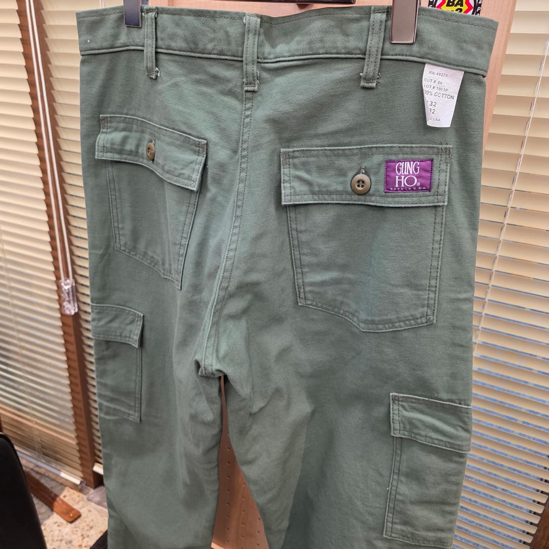 GUNGHO 밀리터리 퍼티그 팬츠(올리브) 상품이미지3