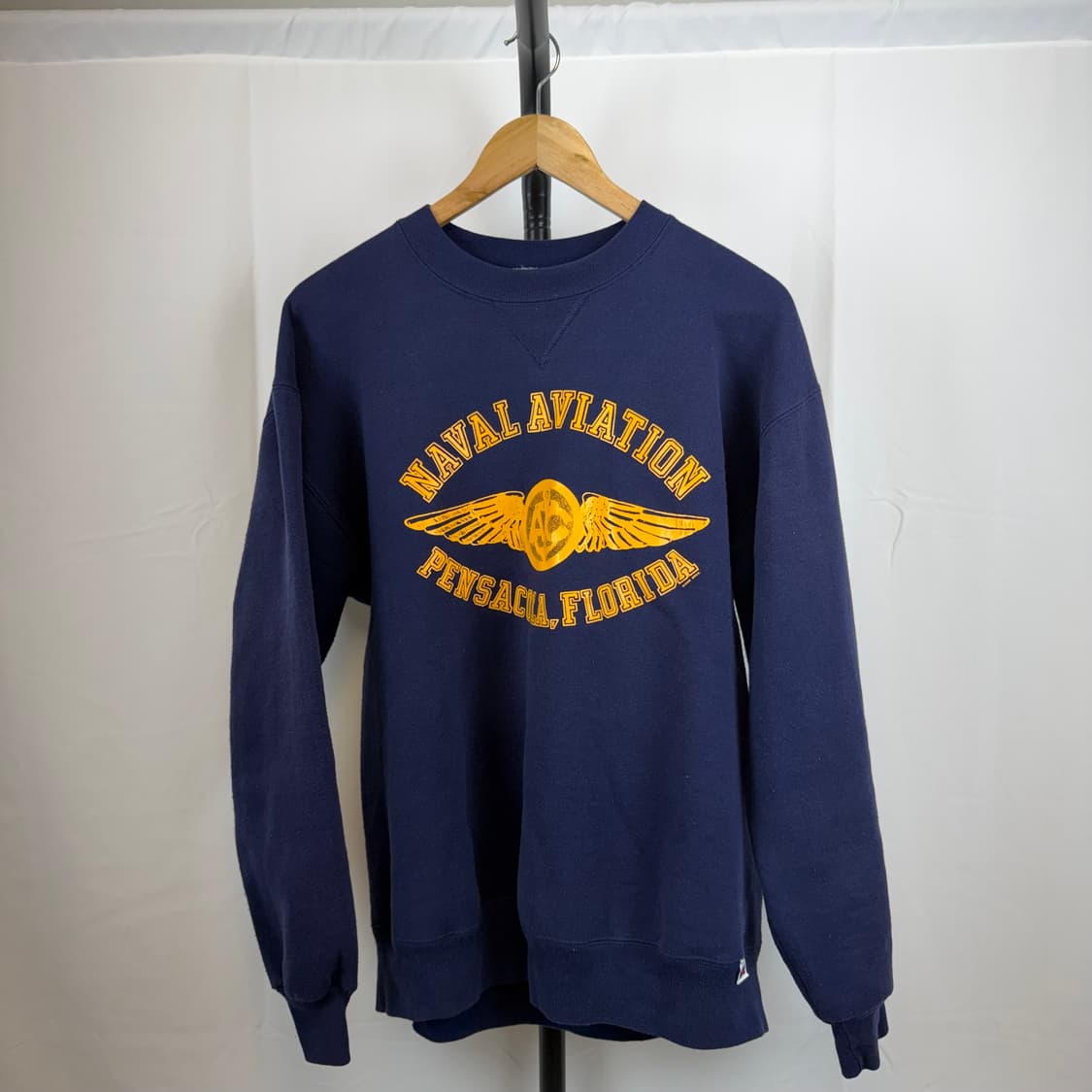 러셀 Naval navy 해군 스웻셔츠 맨투맨 XL 상품이미지1