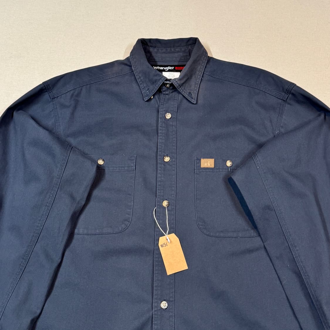 L) Wrangler 랭글러 투포켓 워크웨어 코튼 셔츠 W51 상품이미지3