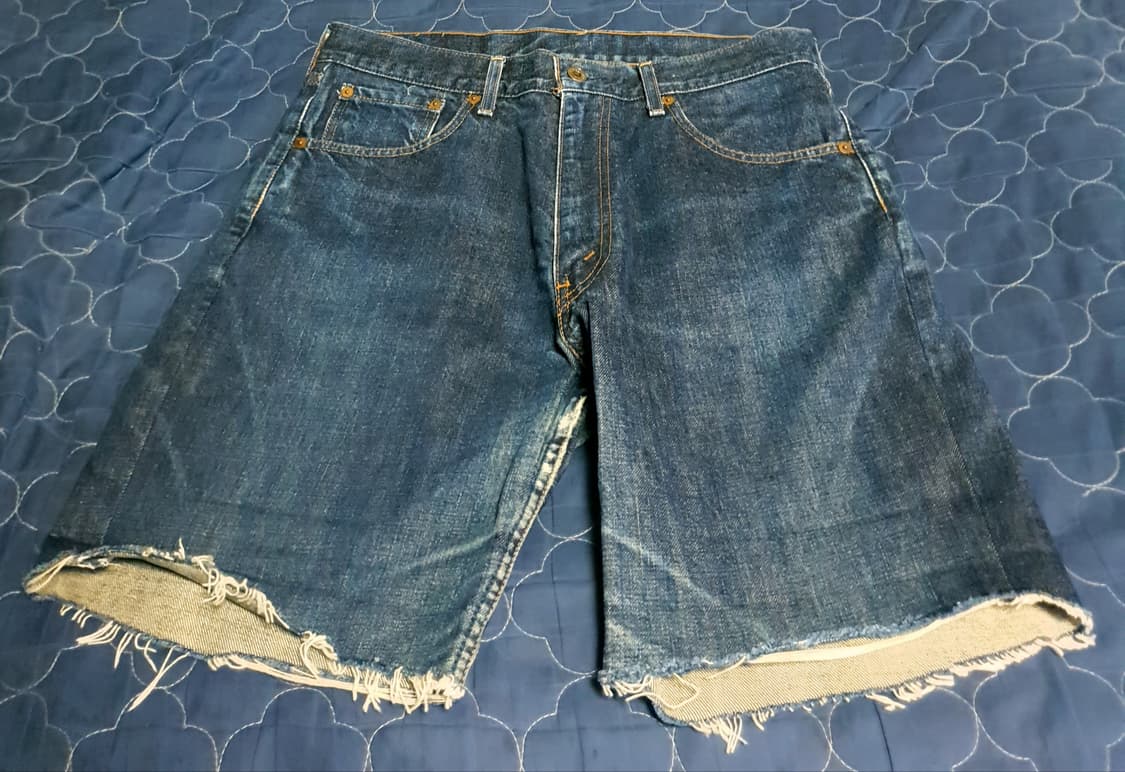 (90s)리바이스 재팬 503-00 J22 EGG 컷팅 하프팬츠 (33) 상품이미지1