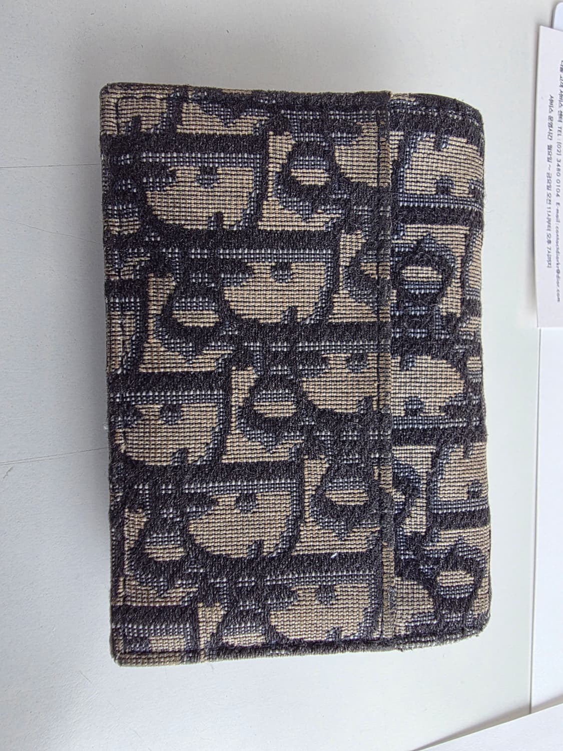 디올 오블리크 반지갑 풀박스 상품이미지6