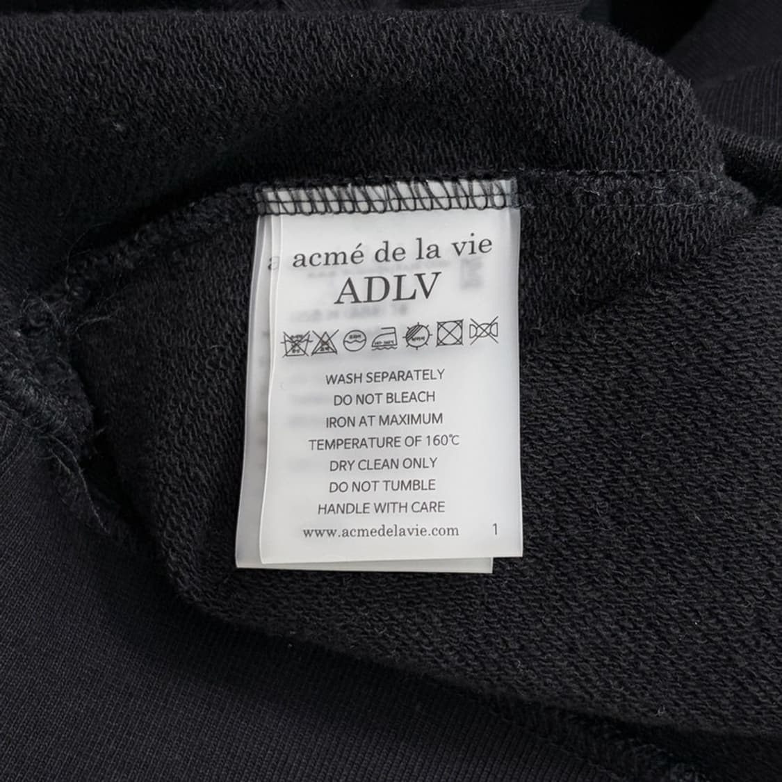 ACME DE LA VIE 베이비 빅로고 후드 티셔츠 1 상품이미지5