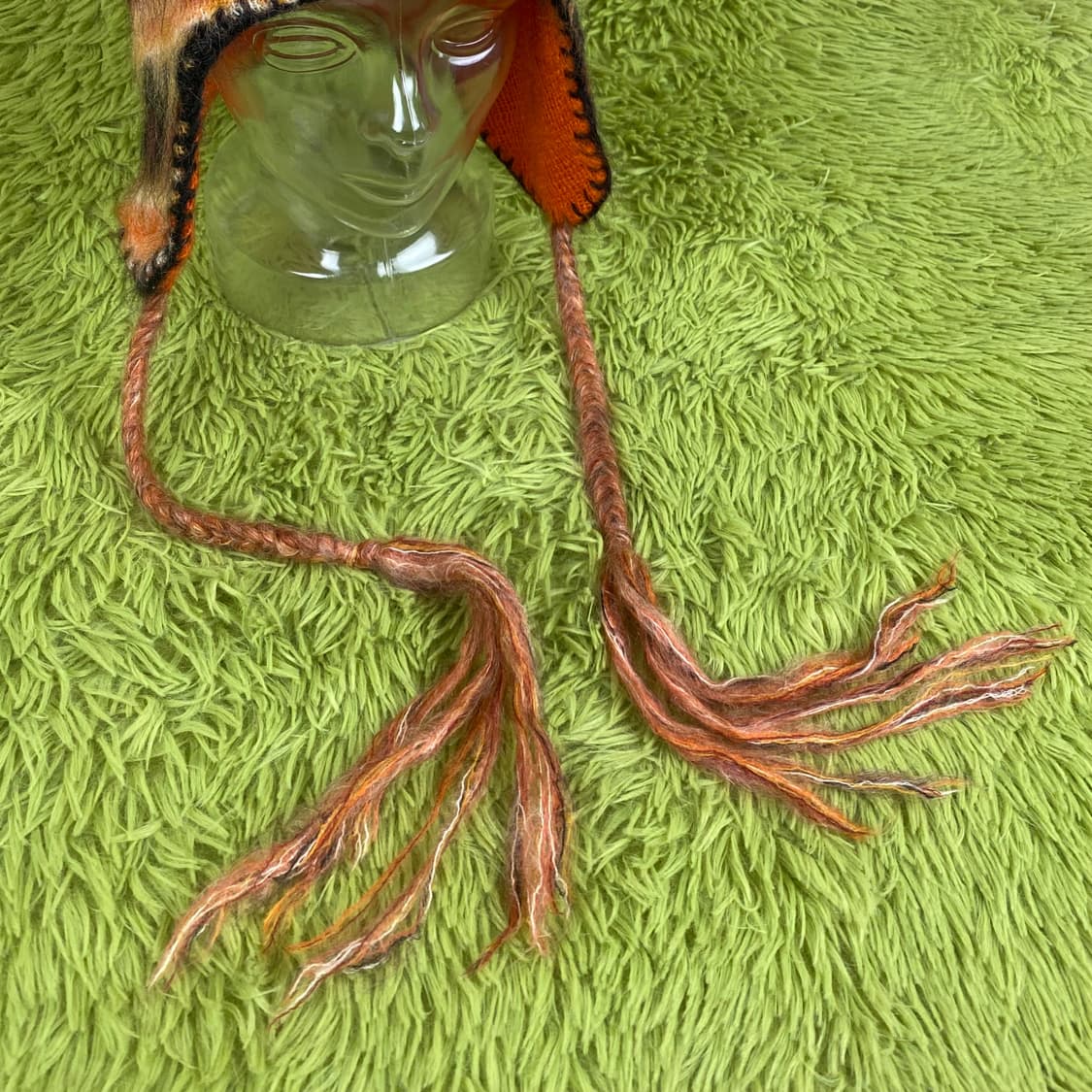 비비안 웨스트우드 프린지 이어 플랩 울 비니 상품이미지5