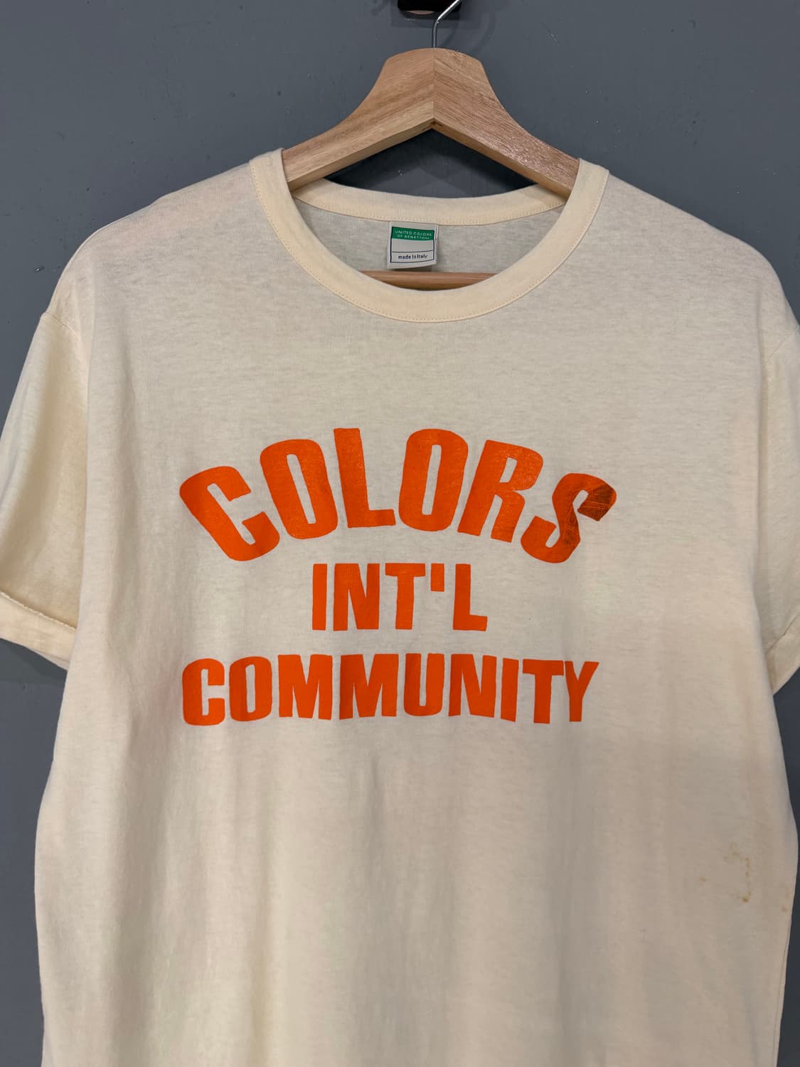 Benetton color point lettering top 상품이미지6