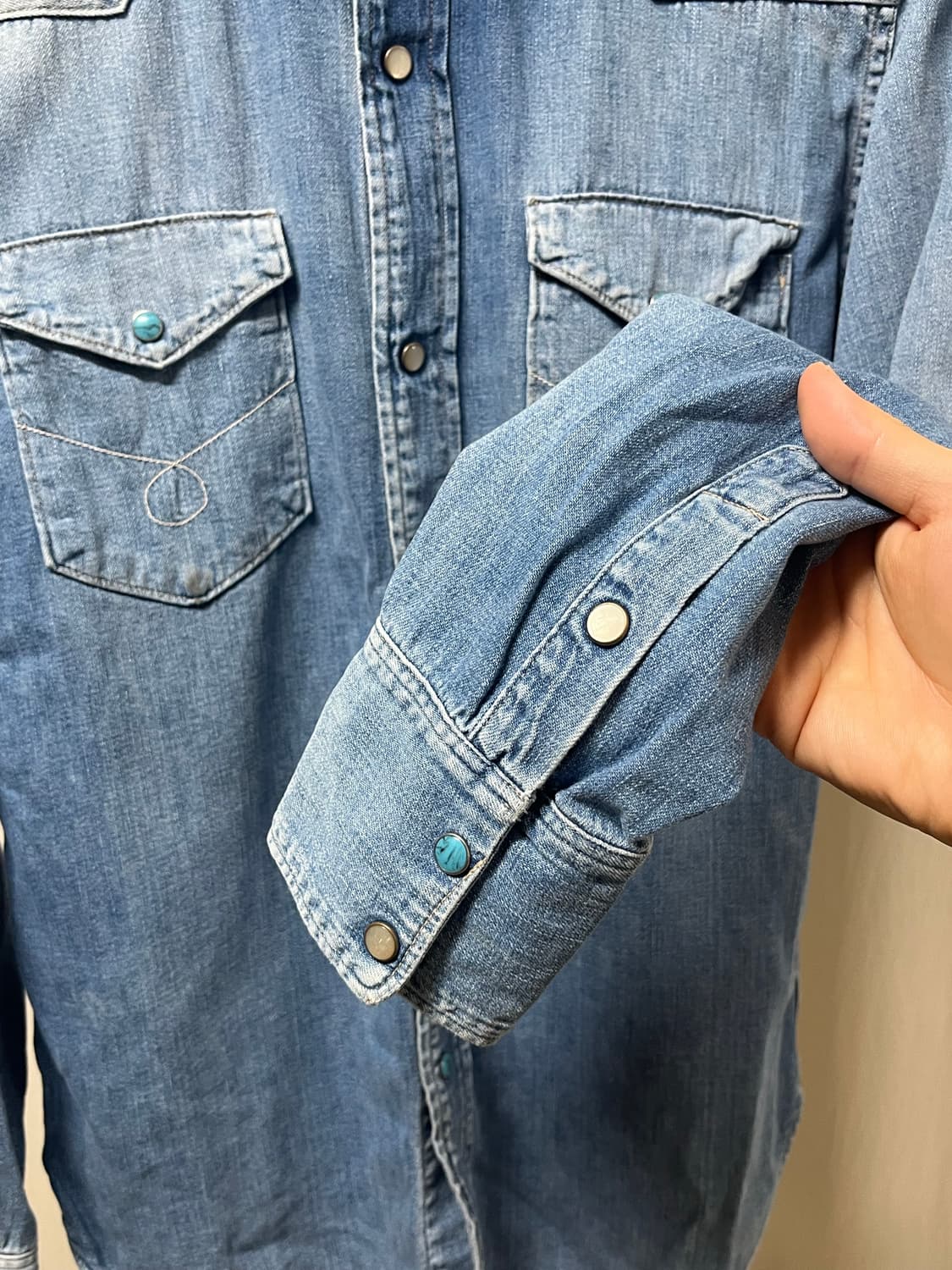 orslow western denim shirt 상품이미지6