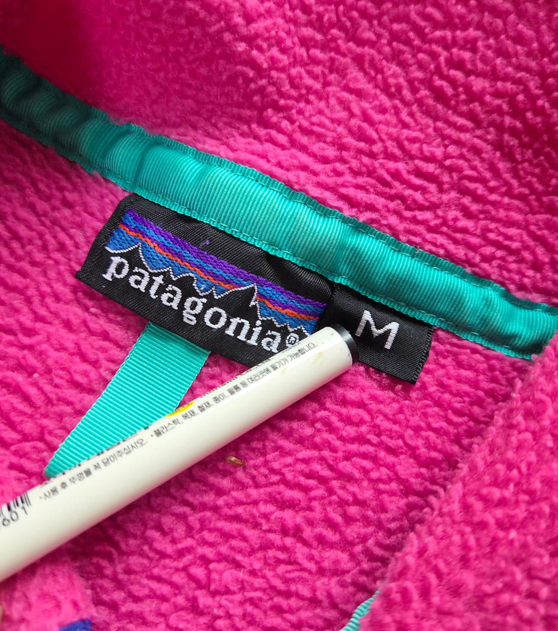 (M)파타고니아 90s 핑크 vtg신칠라 상품이미지4