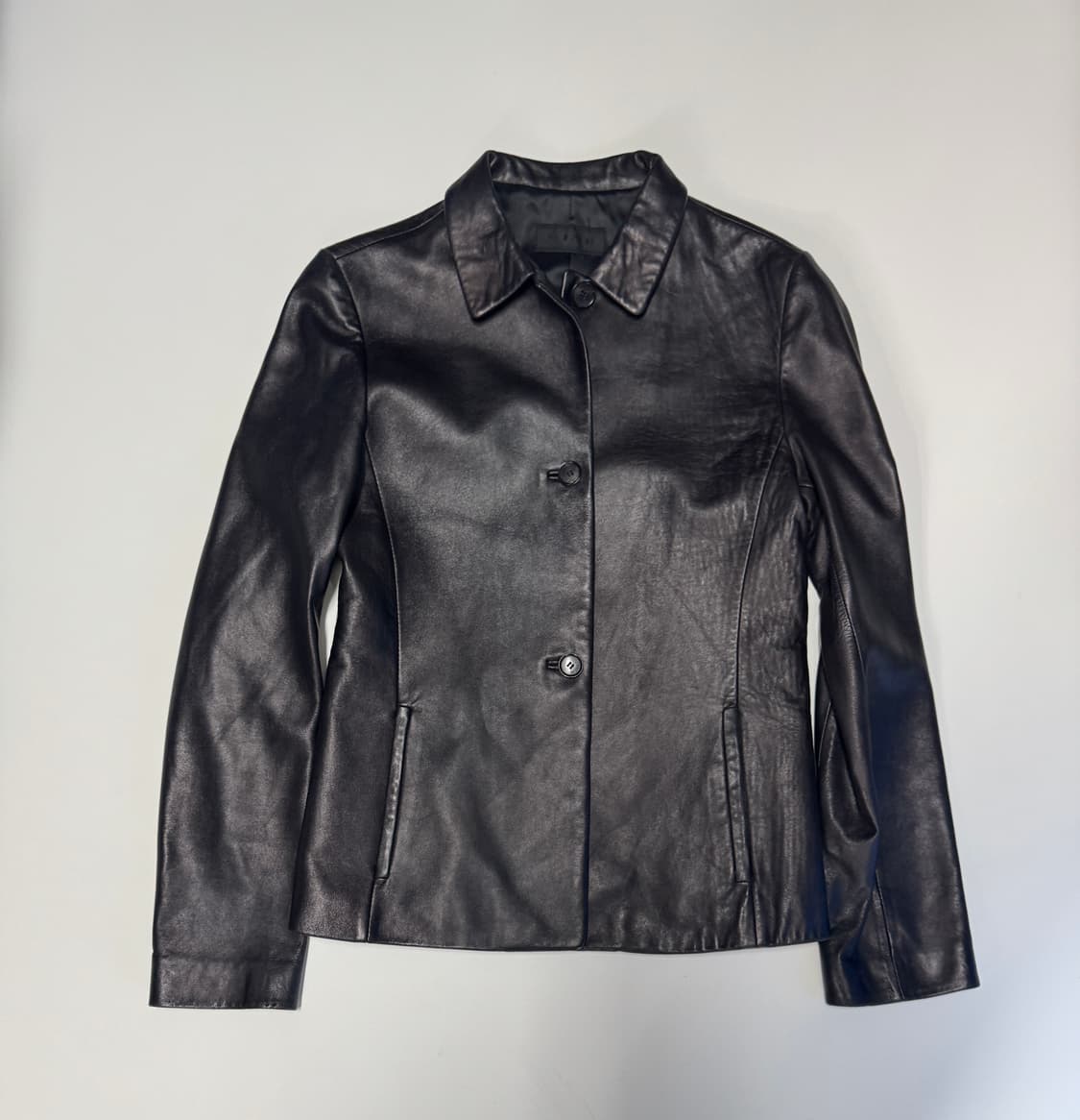 여성 마인 Mine 리얼 양가죽 자켓 S 블랙 상품이미지1