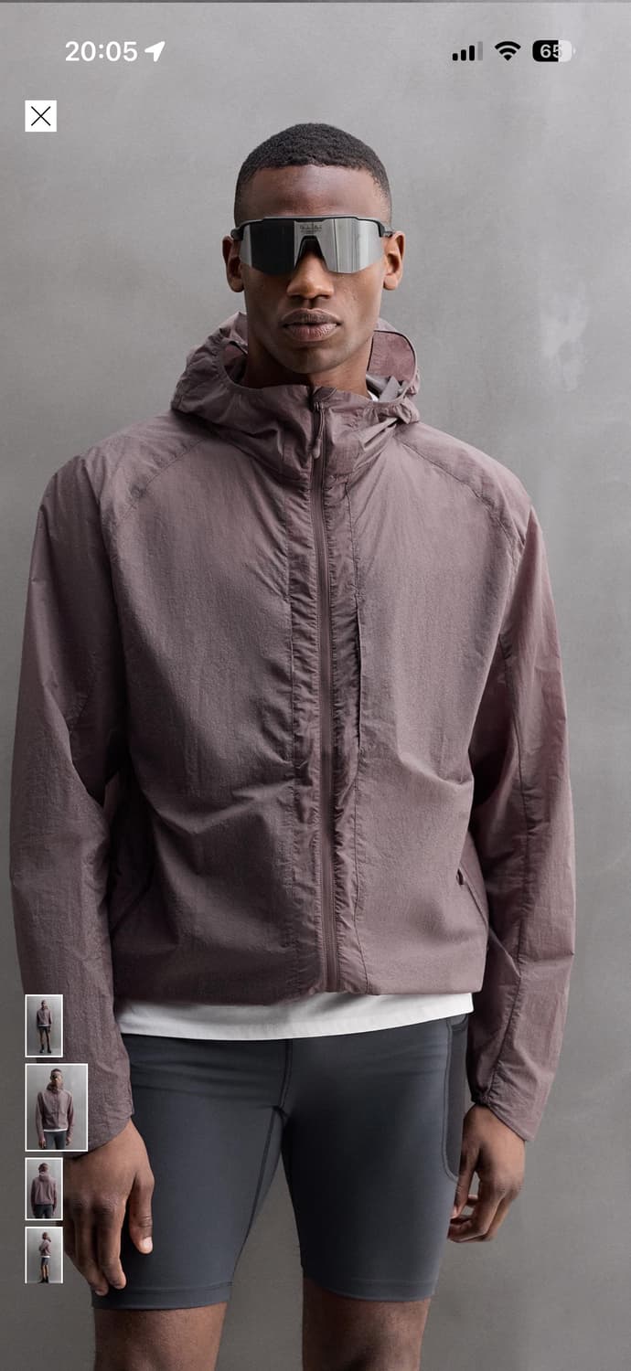 자라 에슬레틱 리플레티브 방풍 러닝 자켓 L 상품이미지2