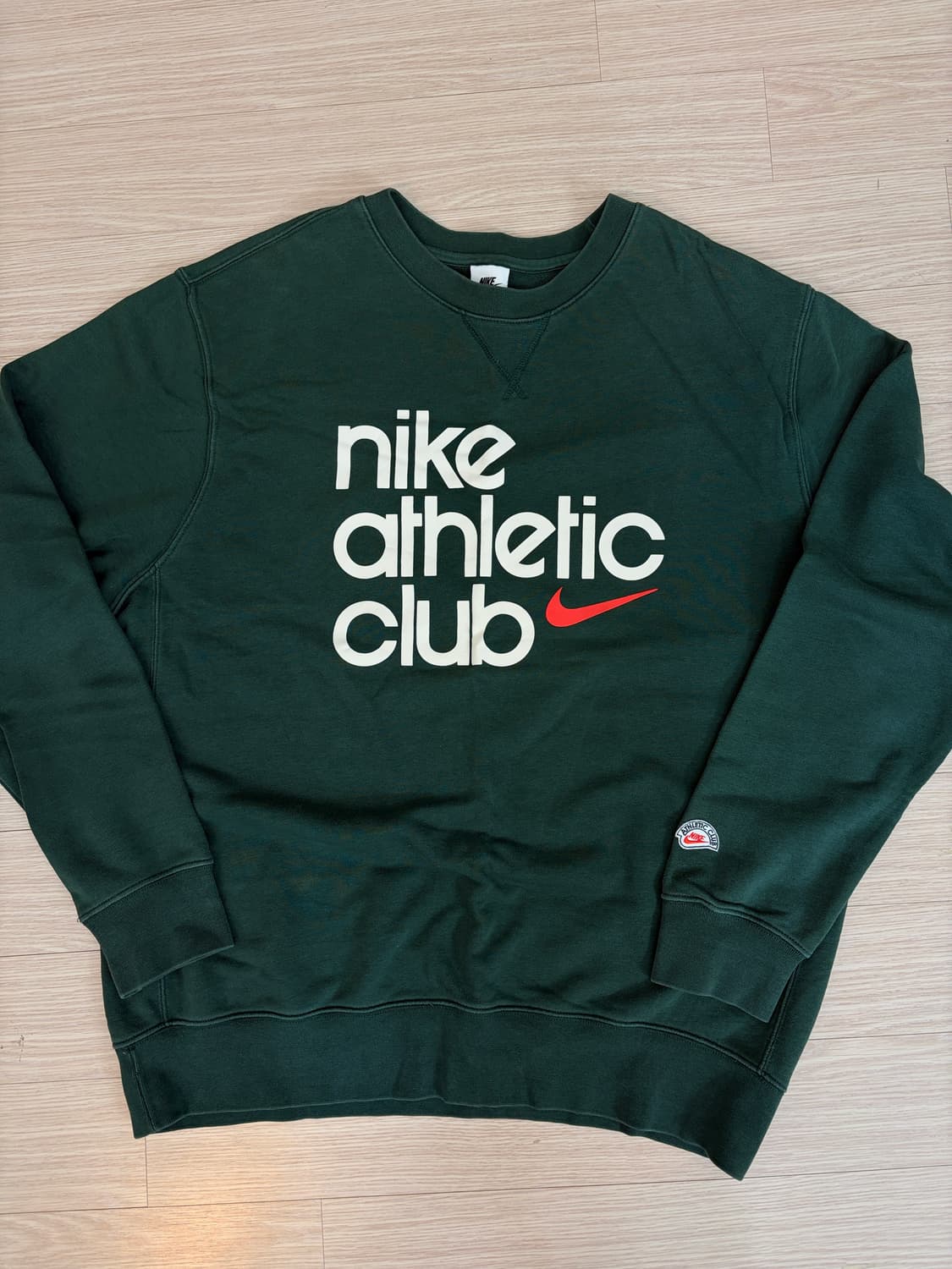나이키 애슬레틱 클럽 맨투맨 스웻 그린 L 상품이미지1