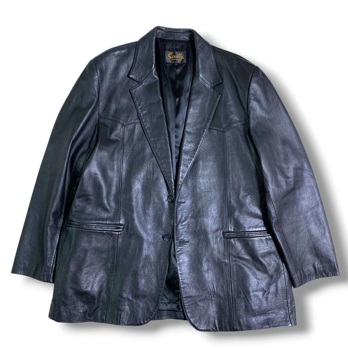 [XL~] 90s Scully Genuine Leather Blazer 상품이미지1