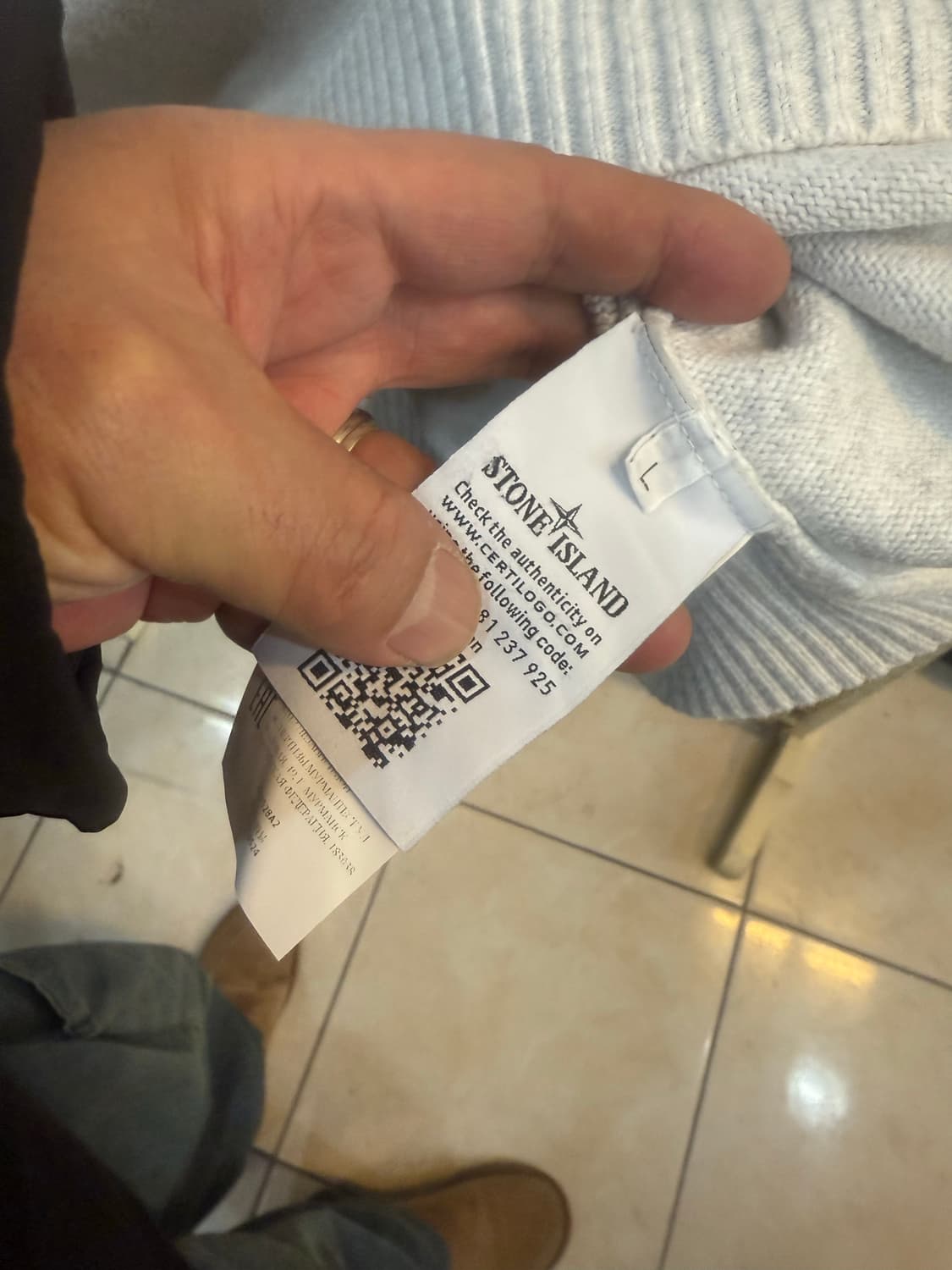 100 정품 스톤아일랜드 니트 팝니다 상품이미지5