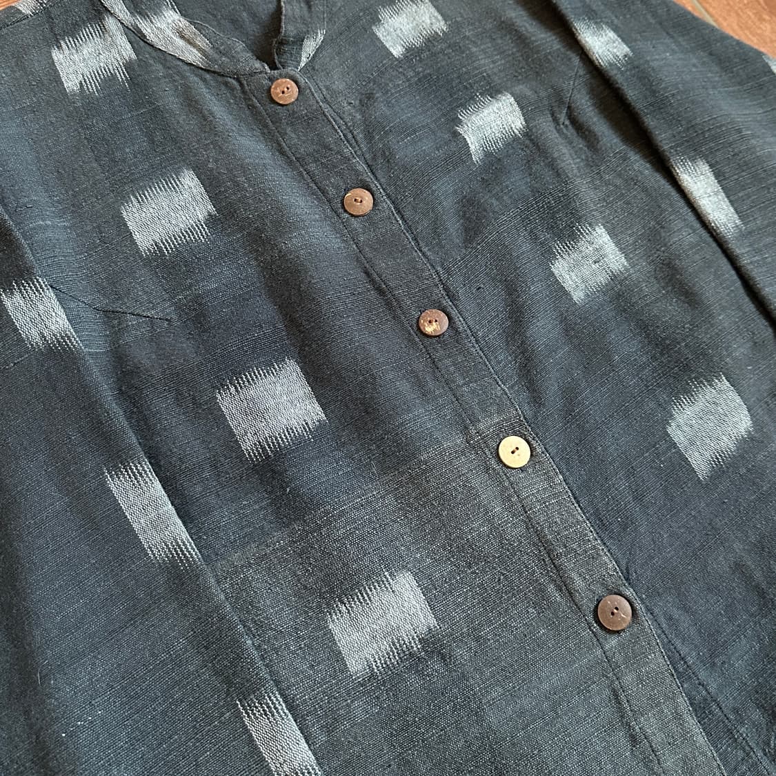 Malaika ikat pattern cotton shirts 상품이미지4