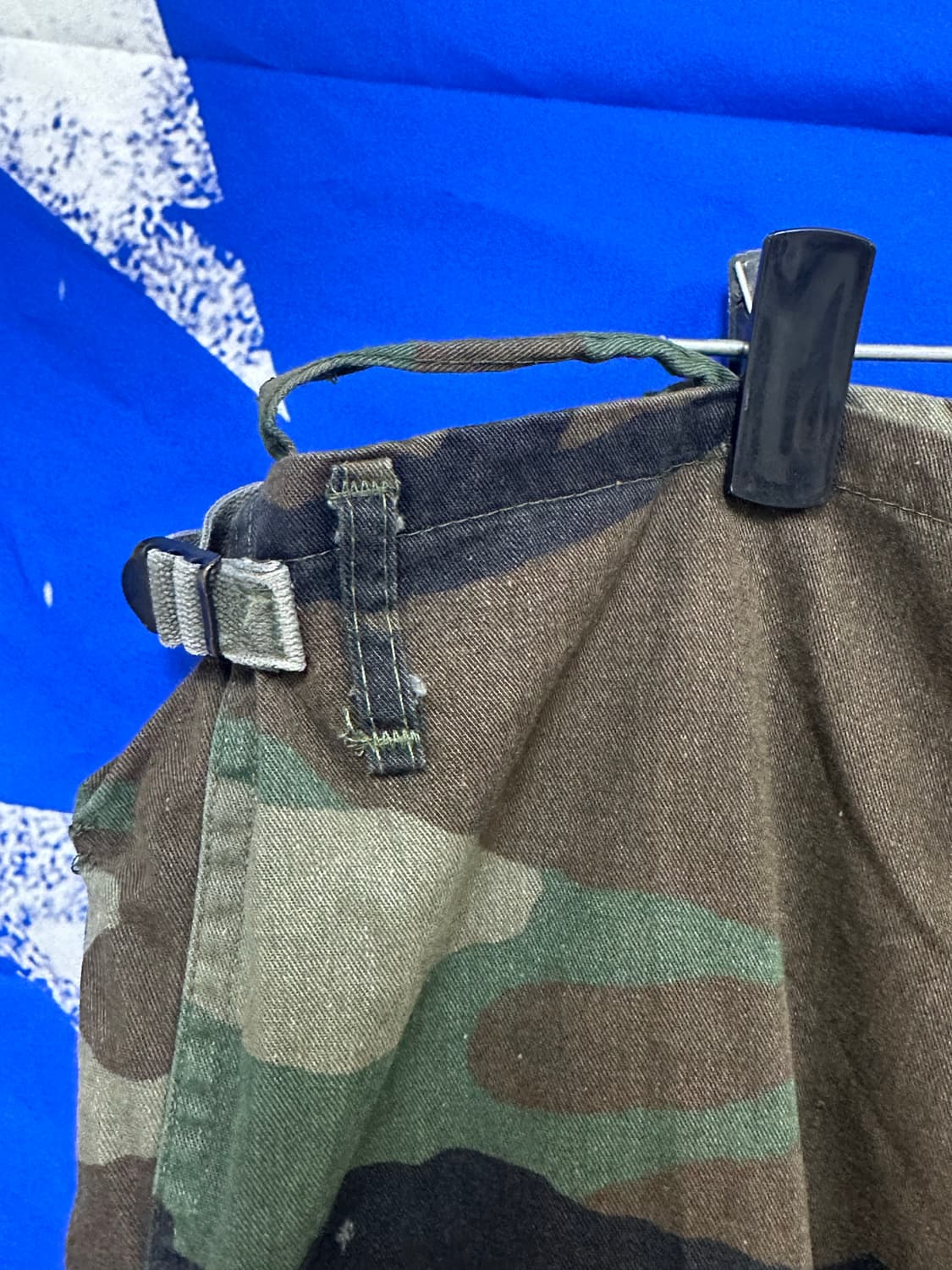 s급빈티지 카모밀리터리 와이드 팬츠 36 상품이미지6