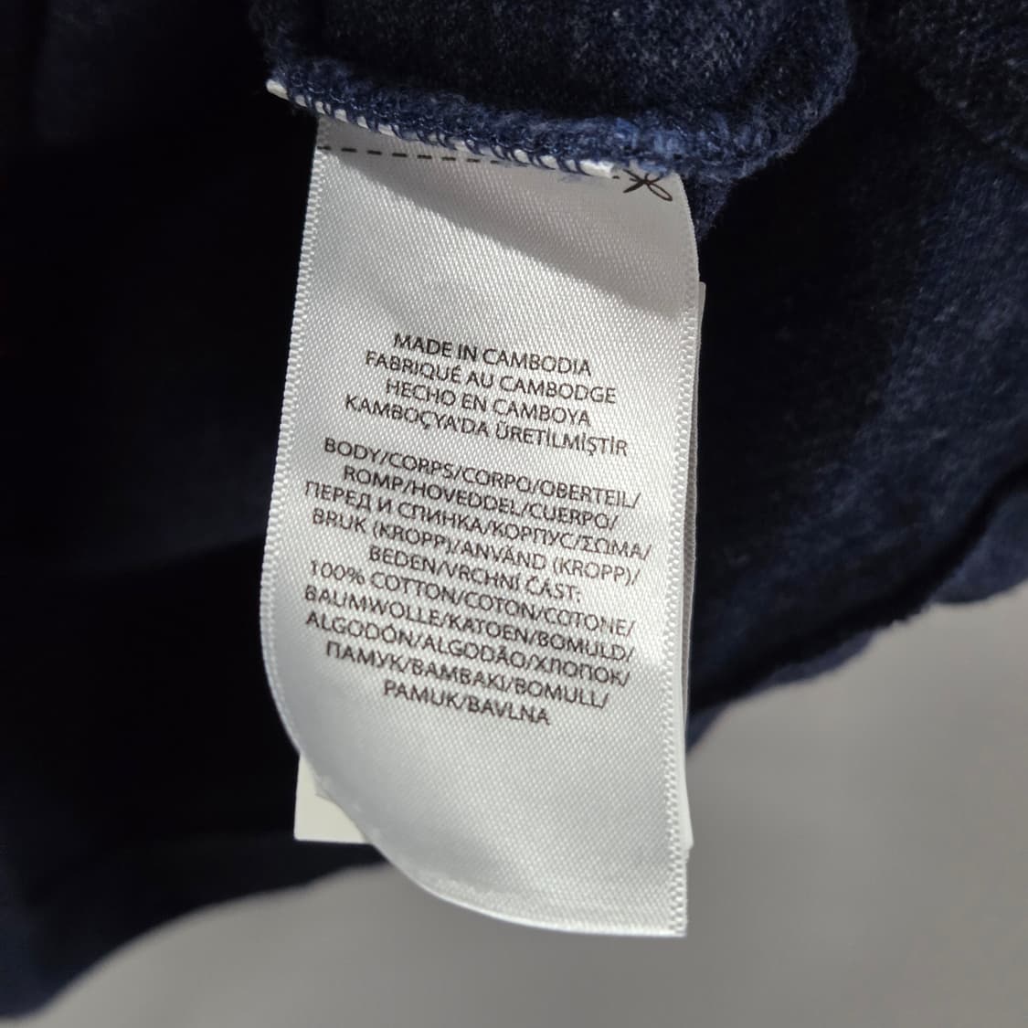 폴로랄프로렌 보이즈 코튼 카라 빅포니 반팔티 멜란지네이비 L/14/16  상품이미지4