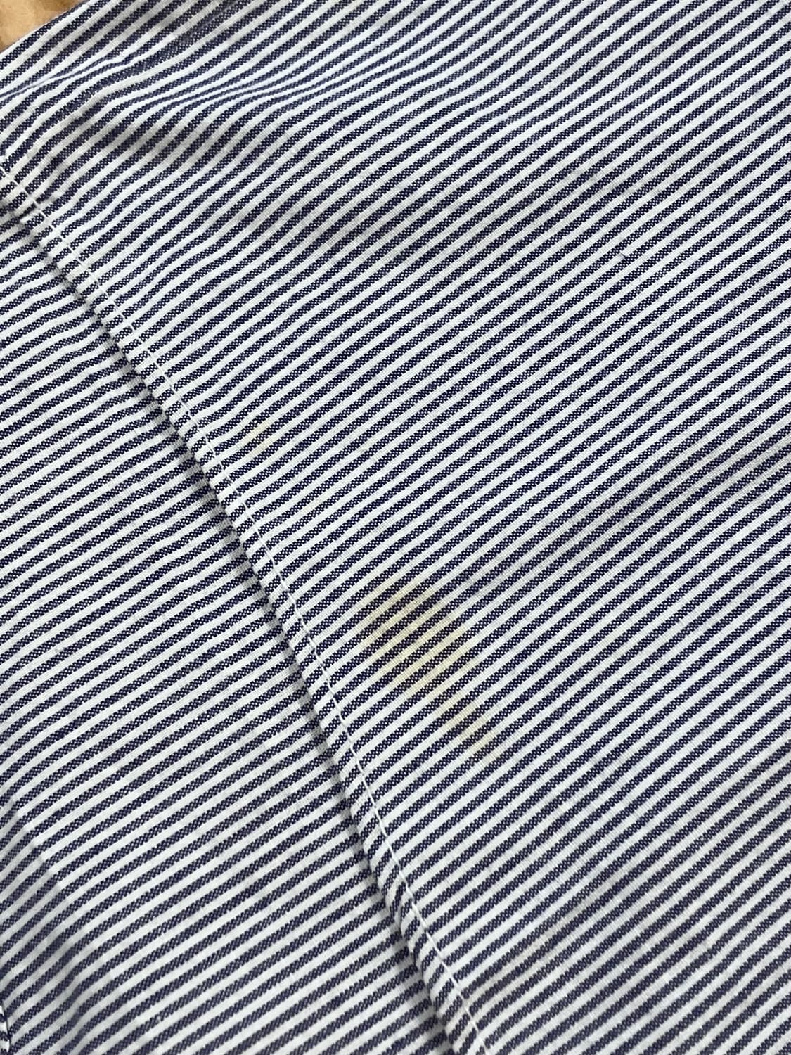 버드와이저 스트라이프 코튼 셔츠 스카이블루  #csz4100 상품이미지8