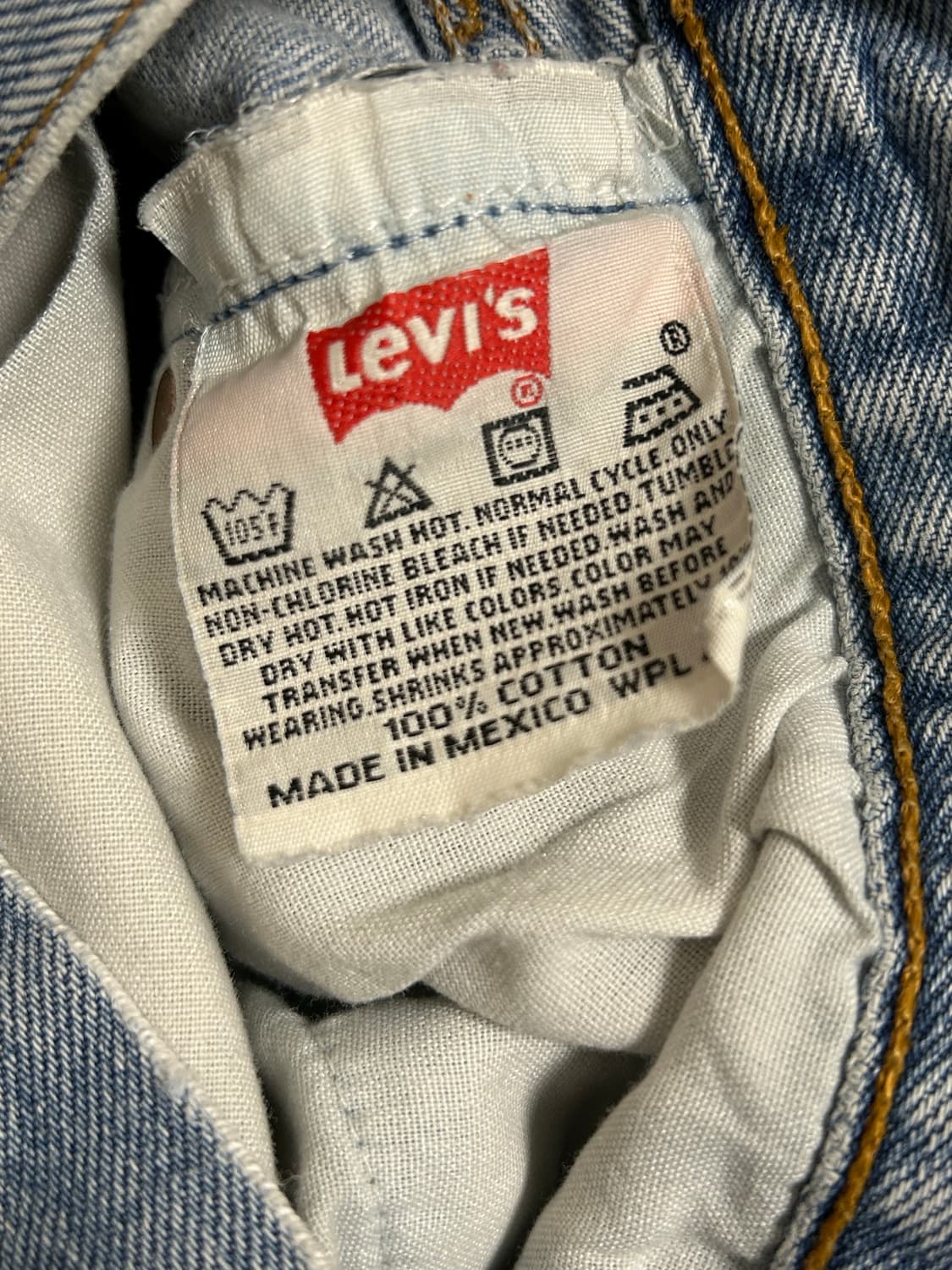 리바이스 90s 501xx 페인팅 데님팬츠 상품이미지6