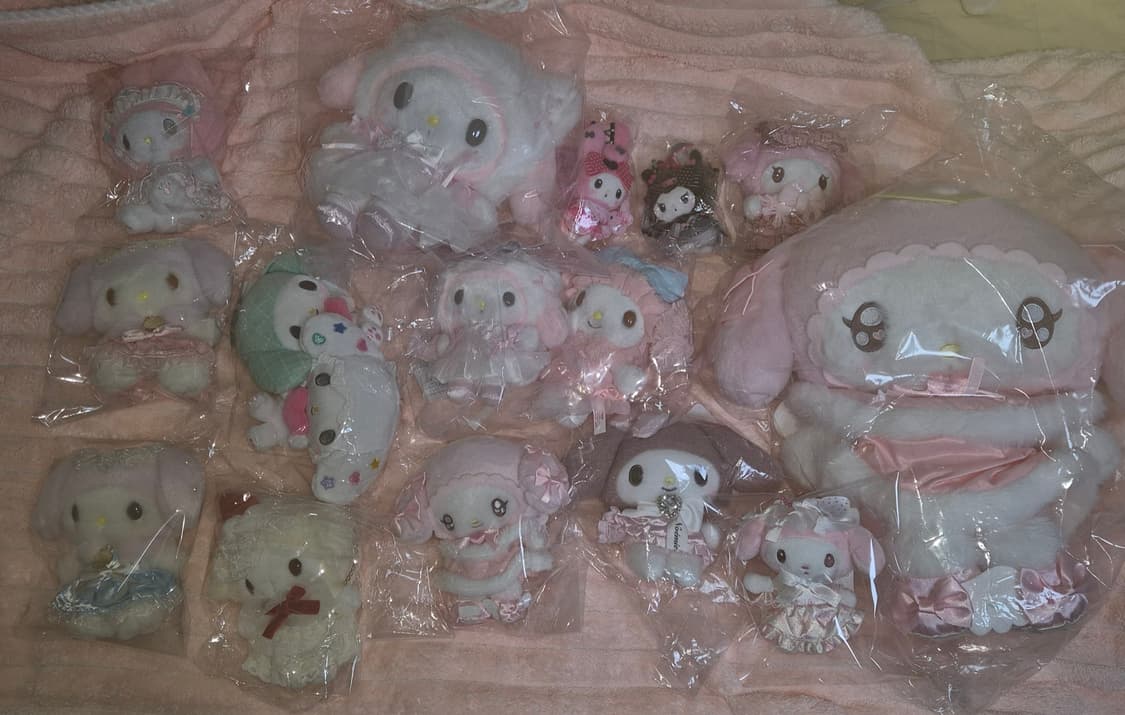 마이멜로디 산리오 마멜 희귀 마이멜로디 메종드플뢰르 머랭파티 시로이치고 상품이미지3