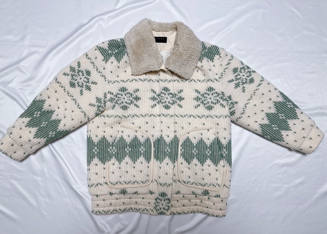 시슬리 노스텔지아 퍼카라 중기장 점퍼 (55-66) 상품이미지4