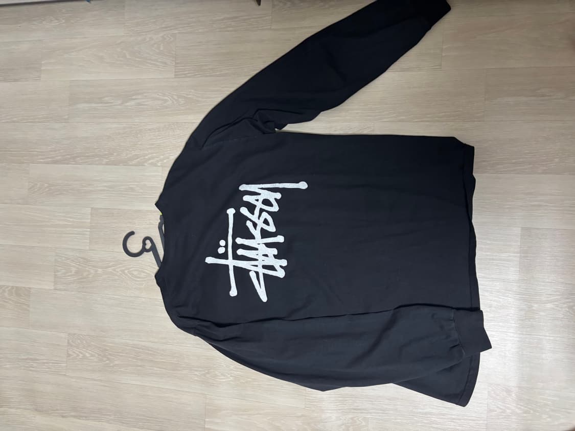 스투시 베이직 스투시 롱슬리브 티셔츠 블랙L 상품이미지1