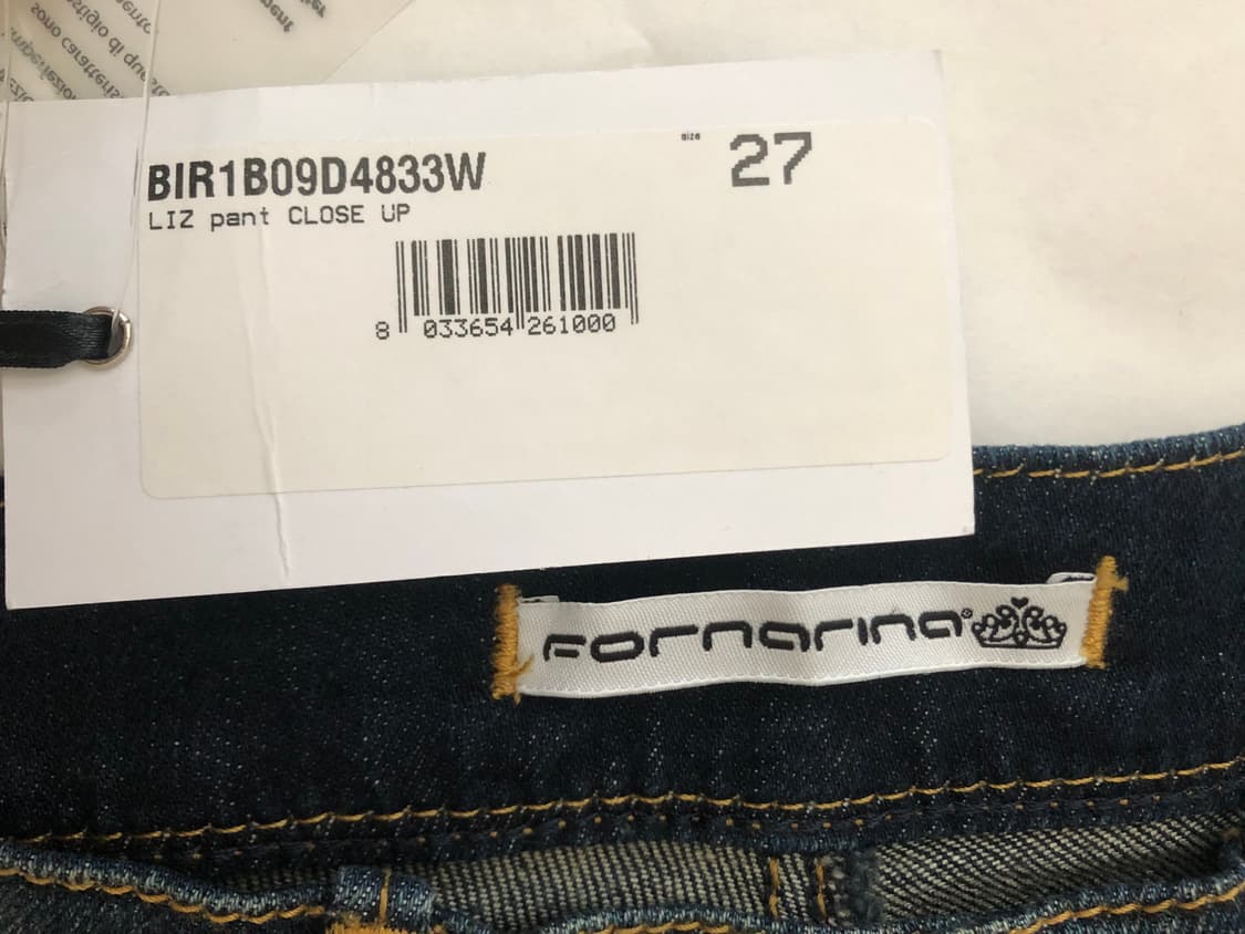 포나리나(Fornarina) 워싱 데님 청바지 상품이미지8