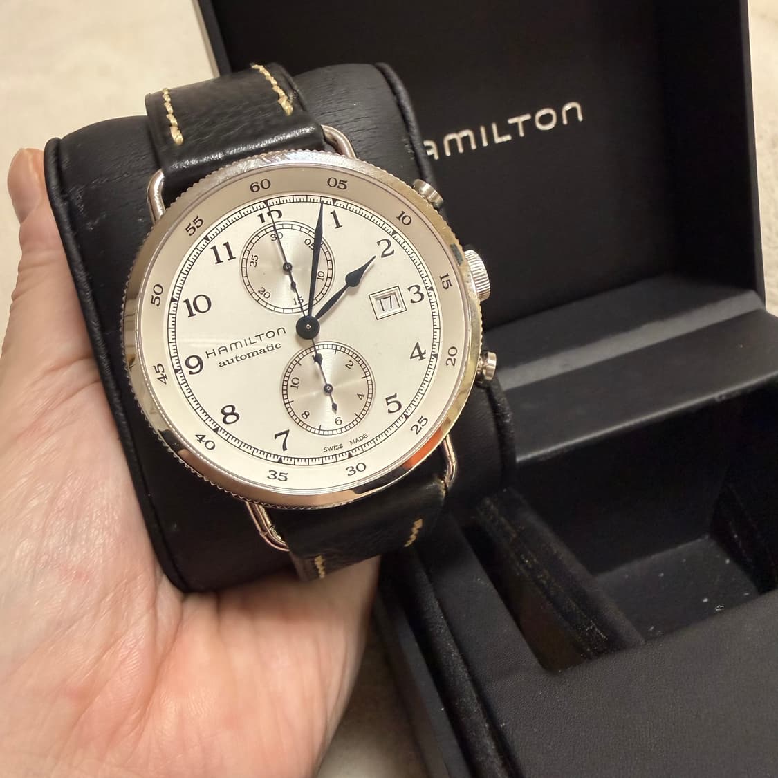 해밀턴 시계 해밀턴 카키 네이비 파이오니어 오토 크로노 상품이미지2